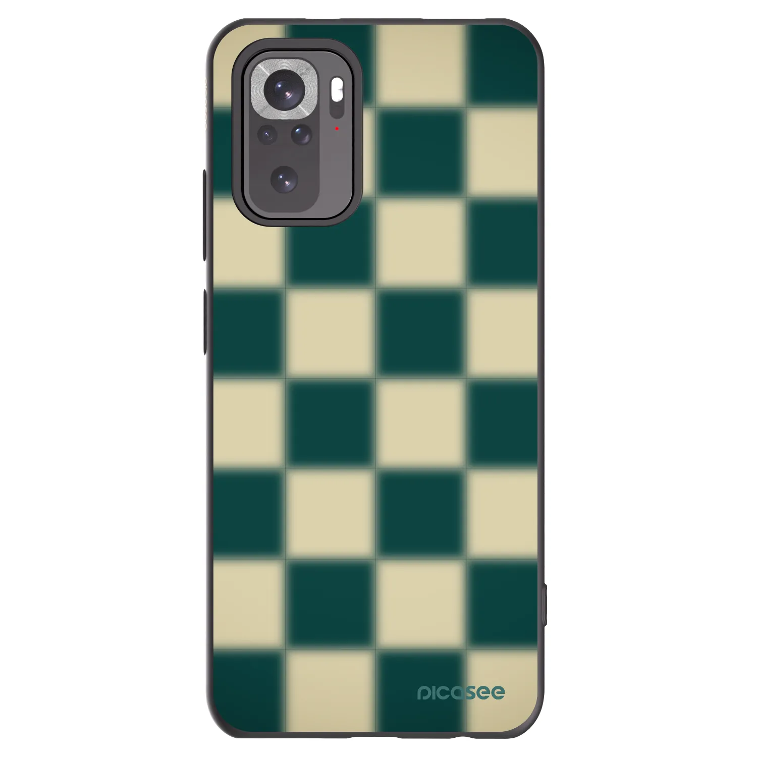 Picasee silikonski črni ovitek za Xiaomi Redmi Note 11S 4G - Shadow Chess