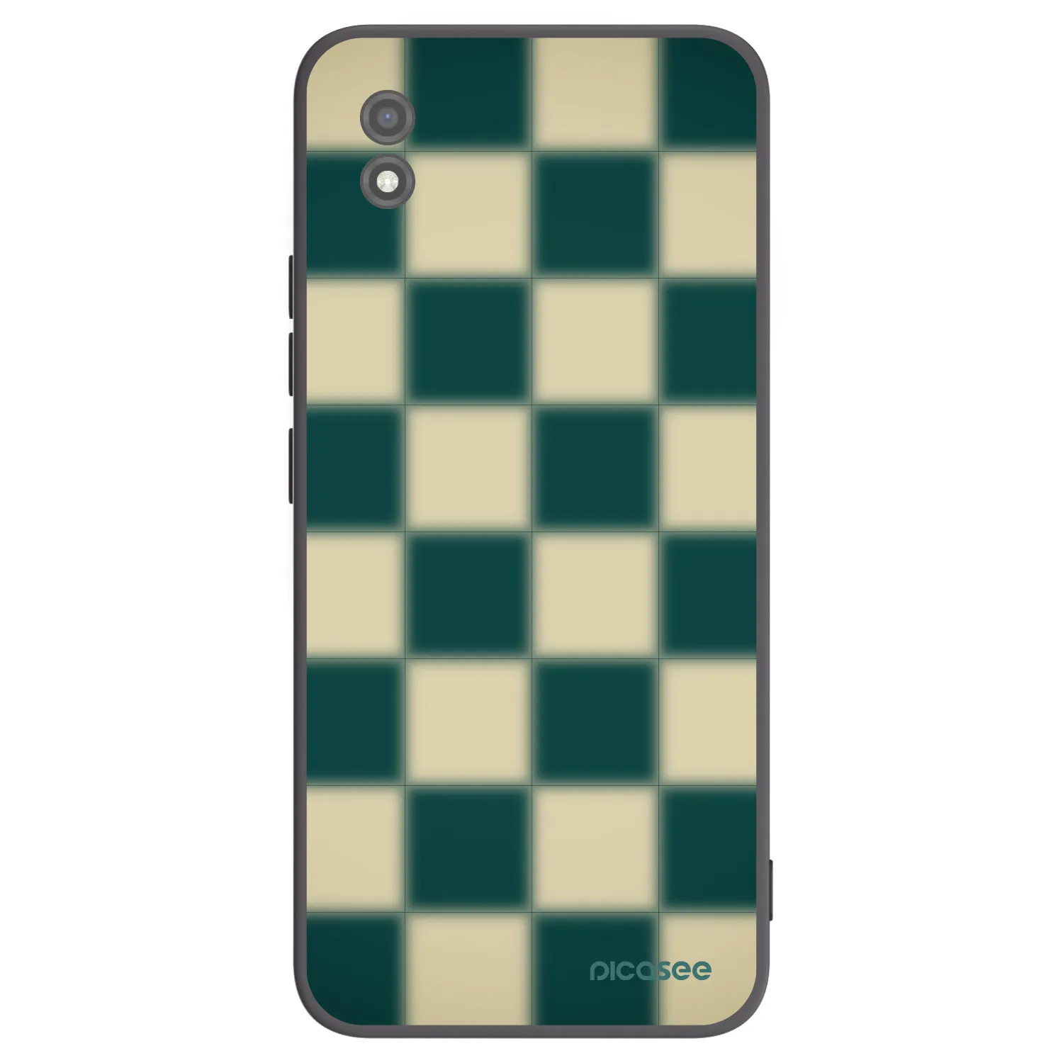 Picasee silikonski črni ovitek za Realme C11 (2021) - Shadow Chess