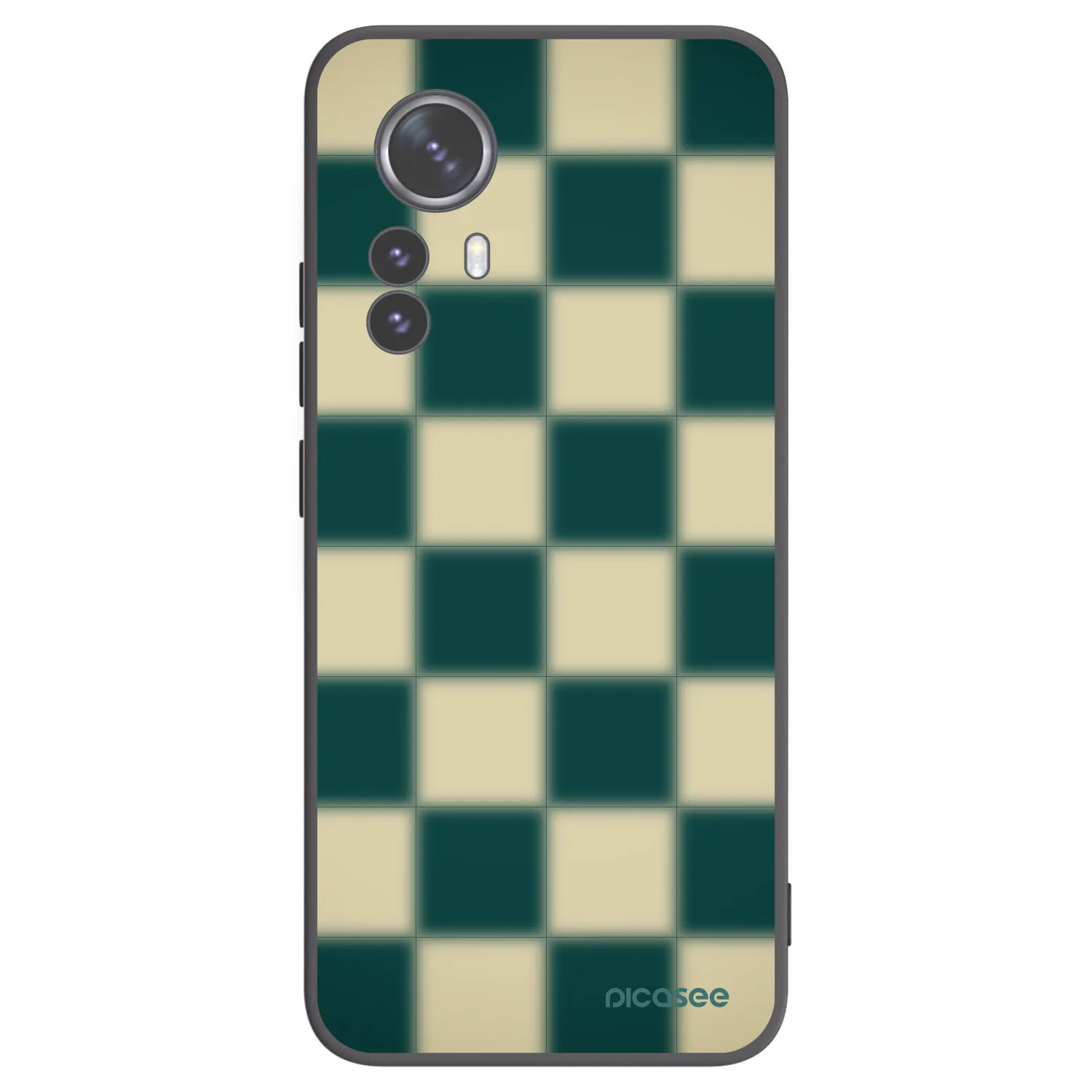 Picasee silikonski črni ovitek za Xiaomi 12 Pro - Shadow Chess