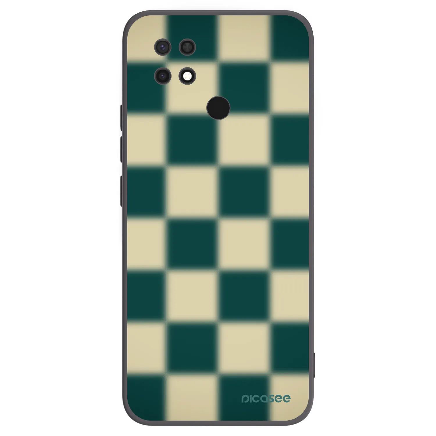 Picasee silikonski črni ovitek za Xiaomi Redmi 10C - Shadow Chess
