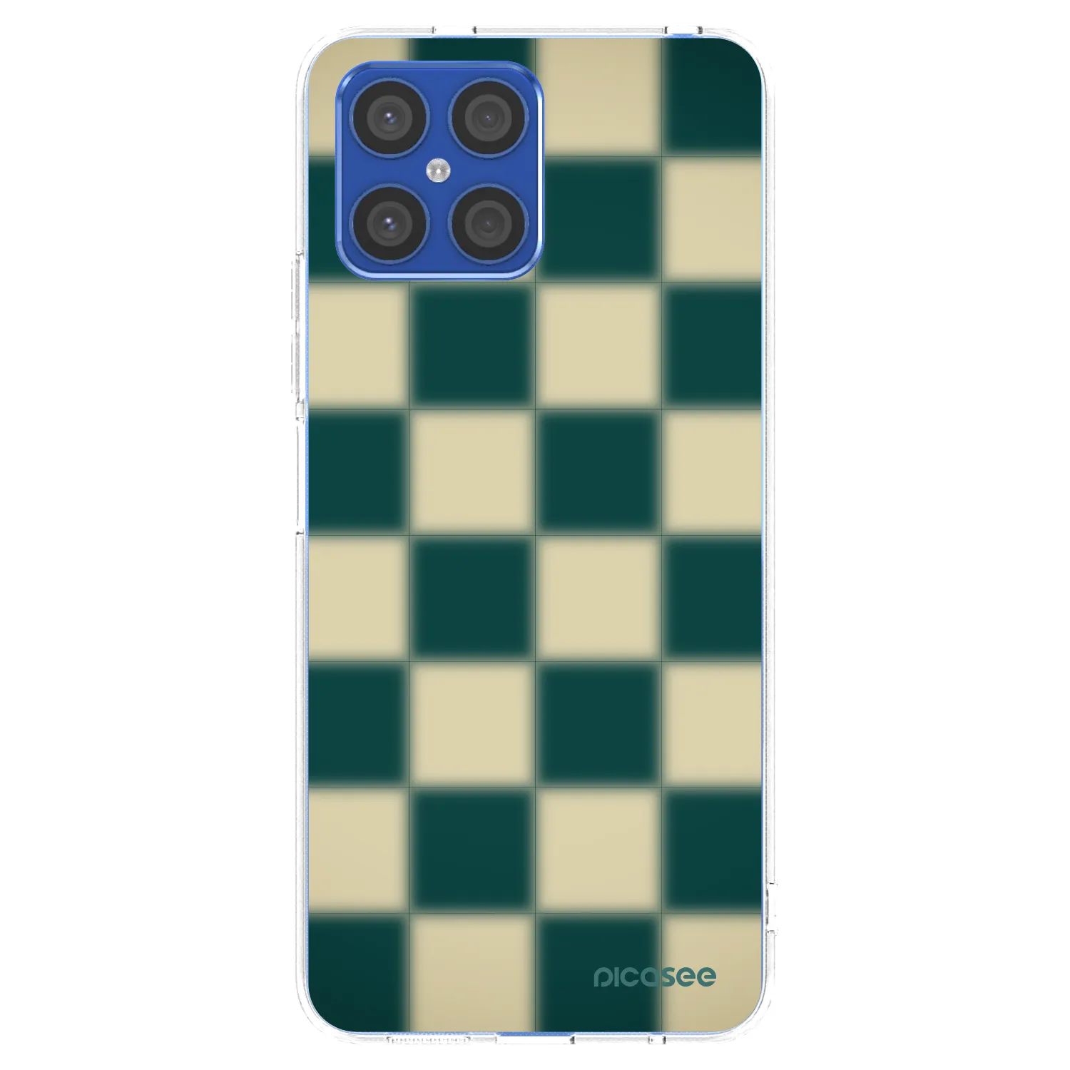 Picasee silikonski prozorni ovitek za Honor X8 4G - Shadow Chess