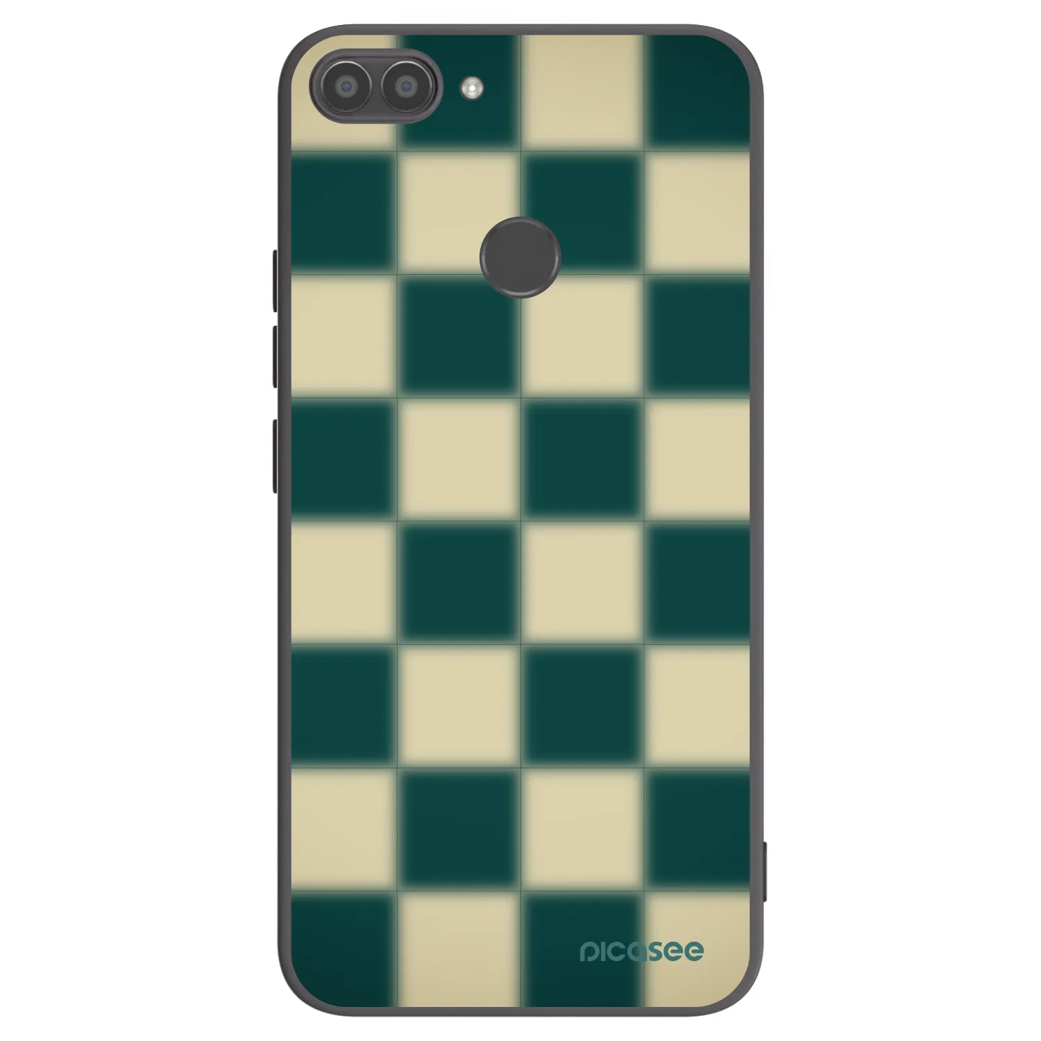 Picasee silikonski črni ovitek za Huawei P Smart - Shadow Chess