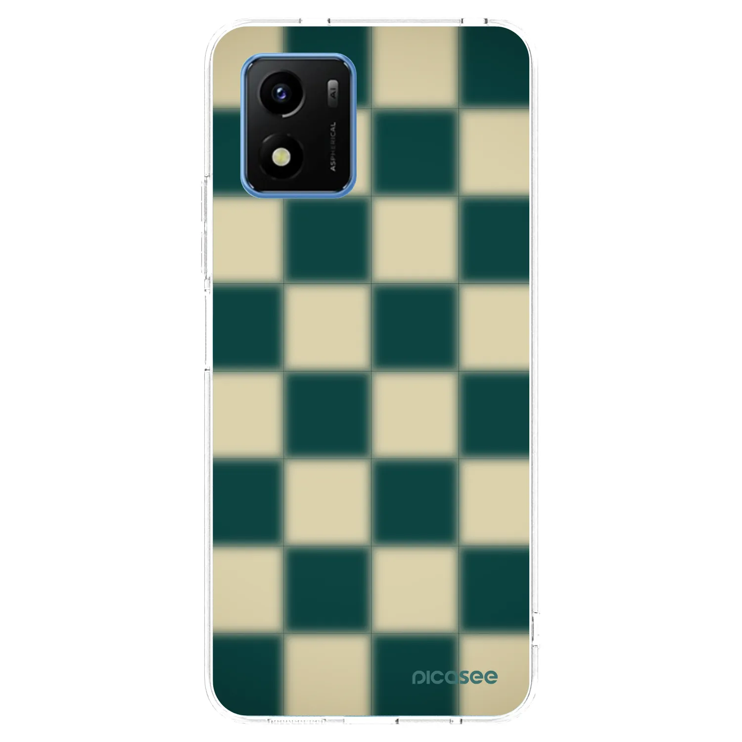 Picasee silikonski prozorni ovitek za Vivo Y01 - Shadow Chess