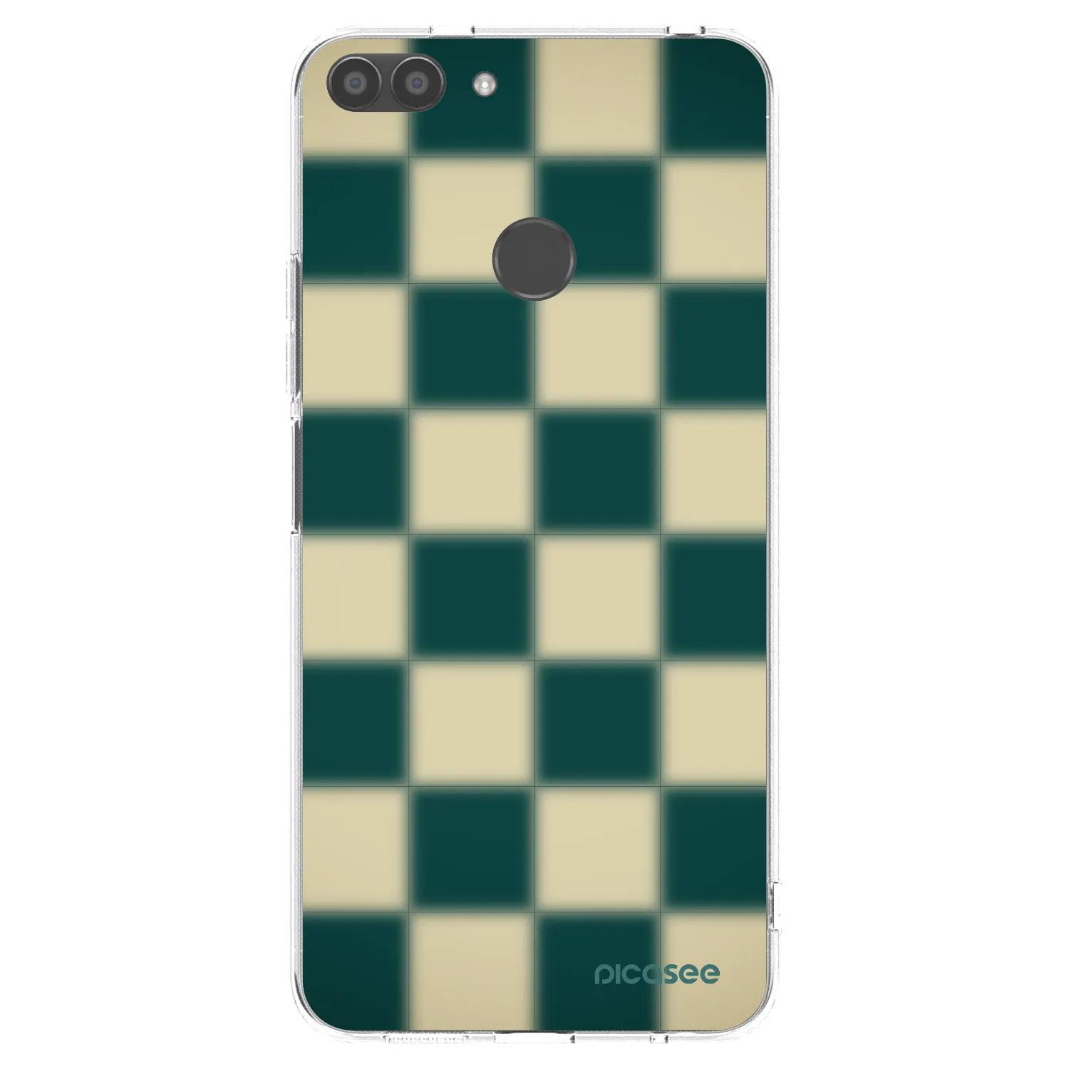 Picasee silikonski prozorni ovitek za Huawei P Smart - Shadow Chess