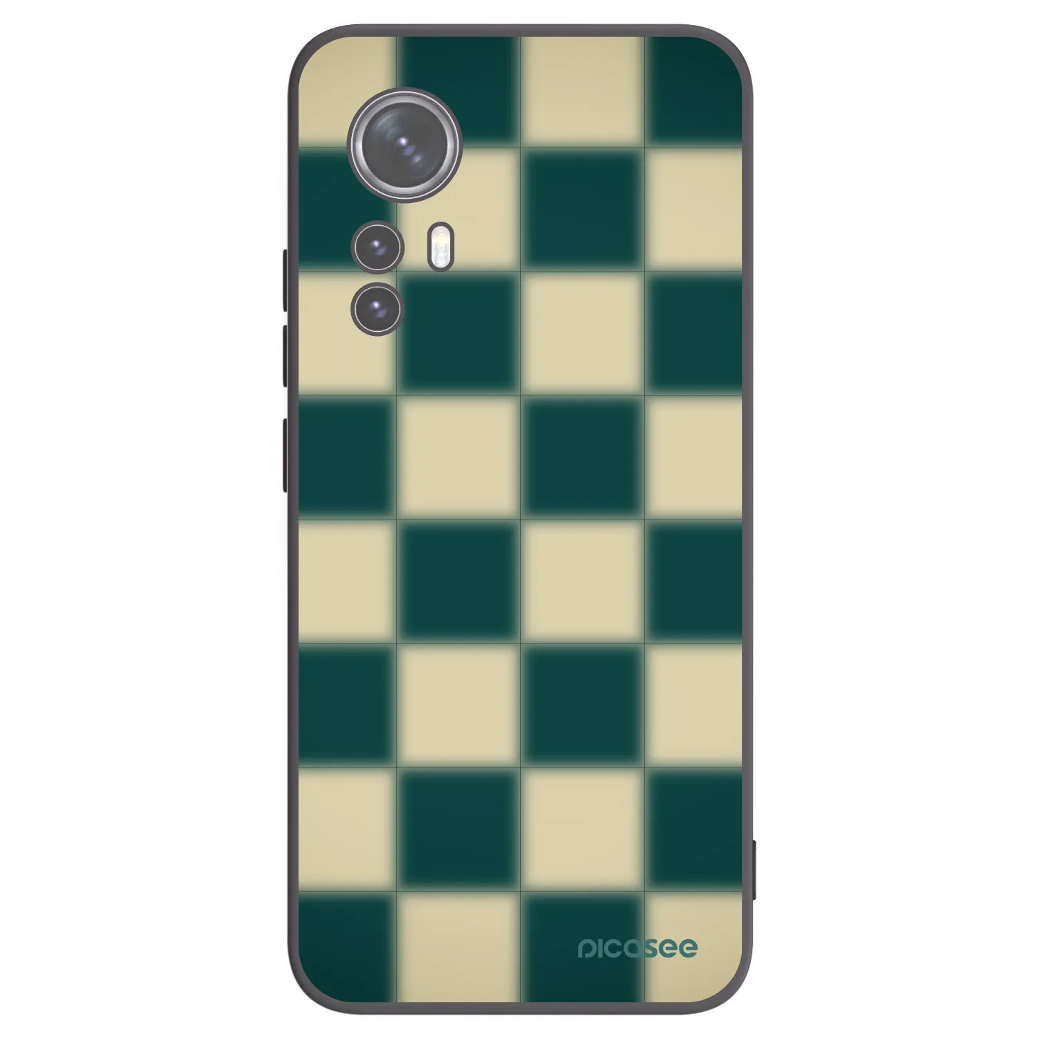 Picasee silikonski črni ovitek za Xiaomi 12X - Shadow Chess