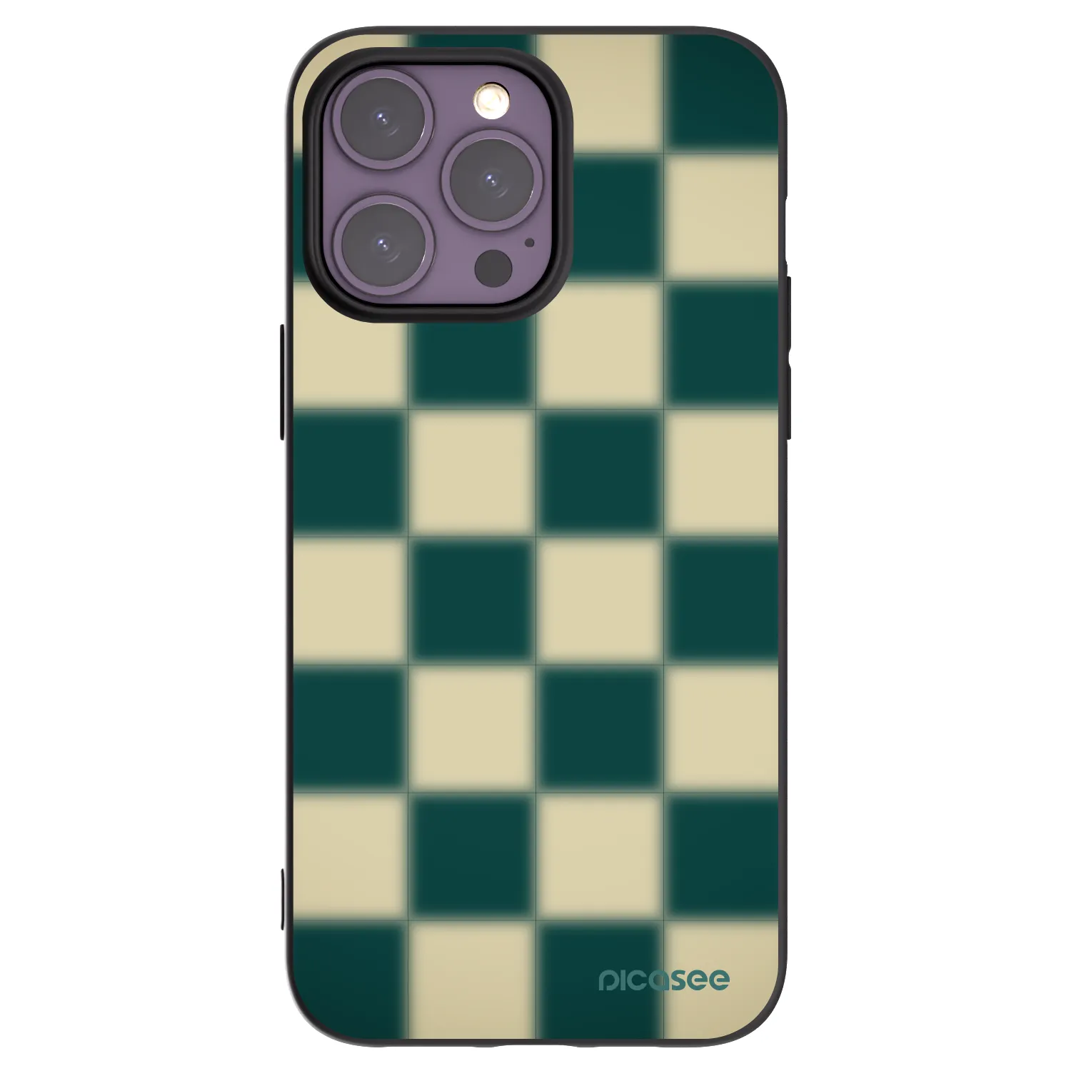 Picasee silikonski črni ovitek za Apple iPhone 14 Pro Max - Shadow Chess