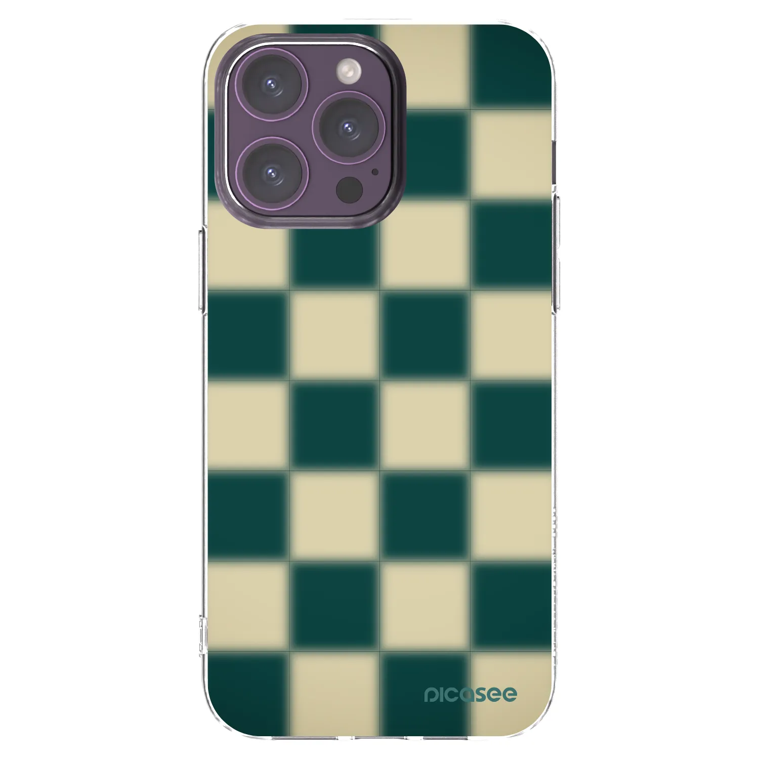 Picasee silikonski prozorni ovitek za Apple iPhone 14 Pro Max - Shadow Chess