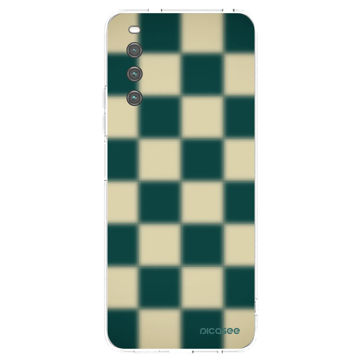 Picasee silikonski prozorni ovitek za Sony Xperia 10 IV 5G - Shadow Chess