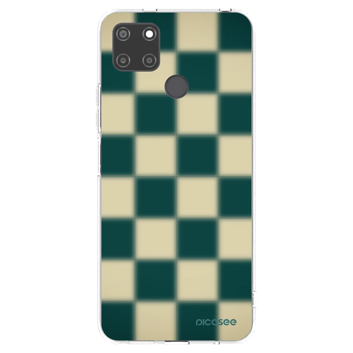 Picasee silikonski prozorni ovitek za Realme C21Y - Shadow Chess