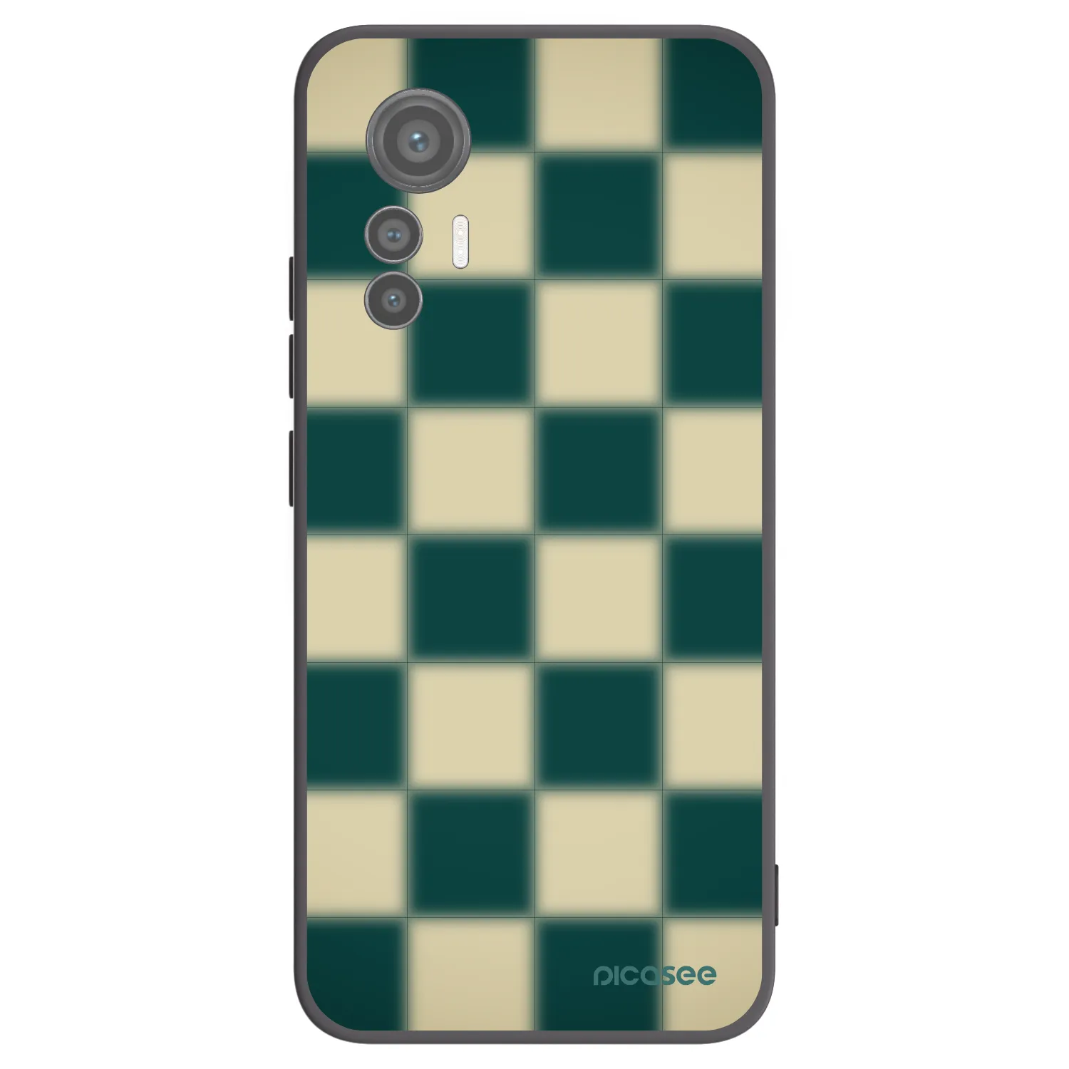 Picasee silikonski črni ovitek za Xiaomi 12 Lite - Shadow Chess