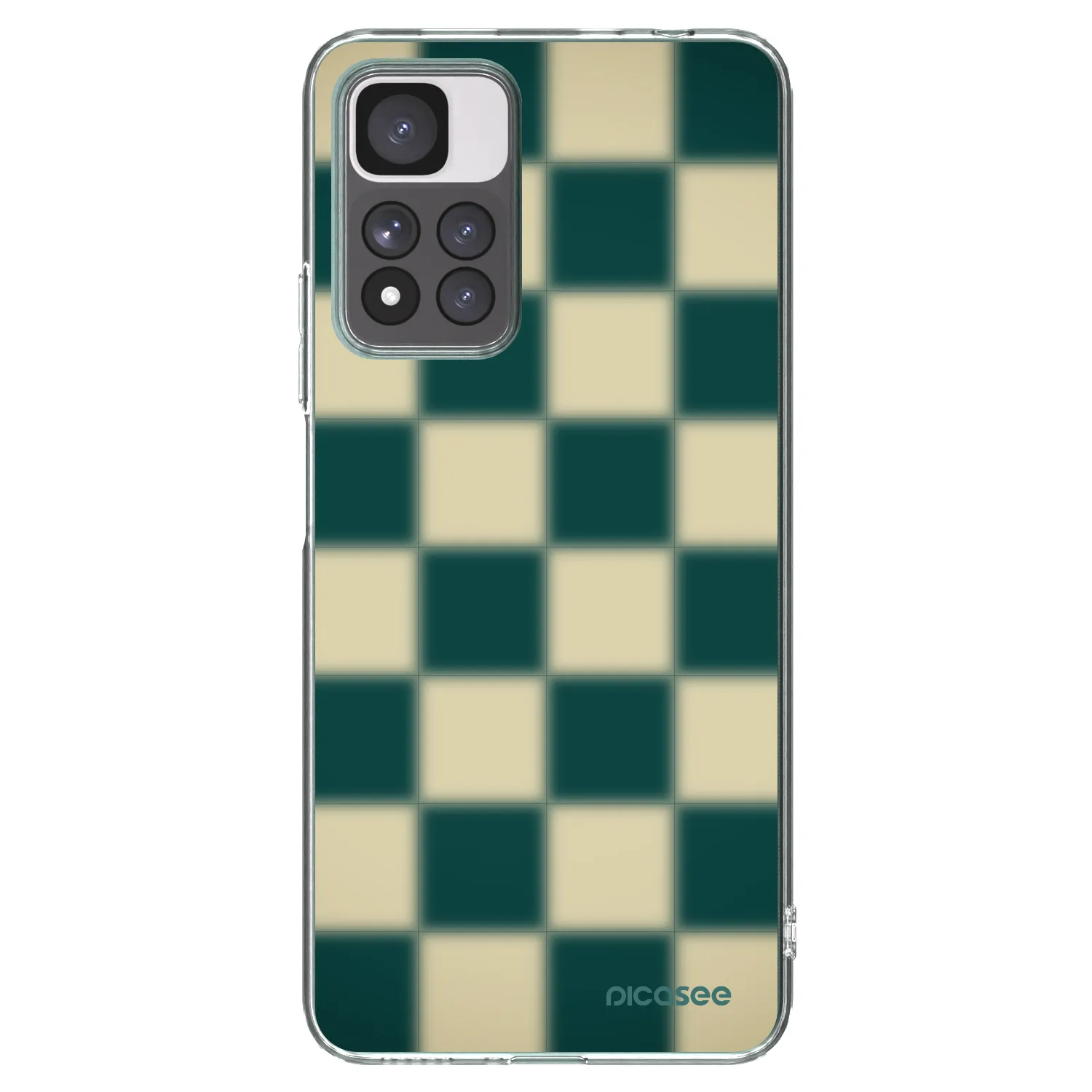 Picasee silikonski prozorni ovitek za Xiaomi Redmi Note 11 Pro+ 5G - Shadow Chess