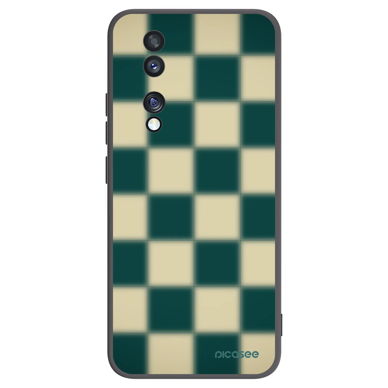 Picasee silikonski črni ovitek za Honor 70 - Shadow Chess