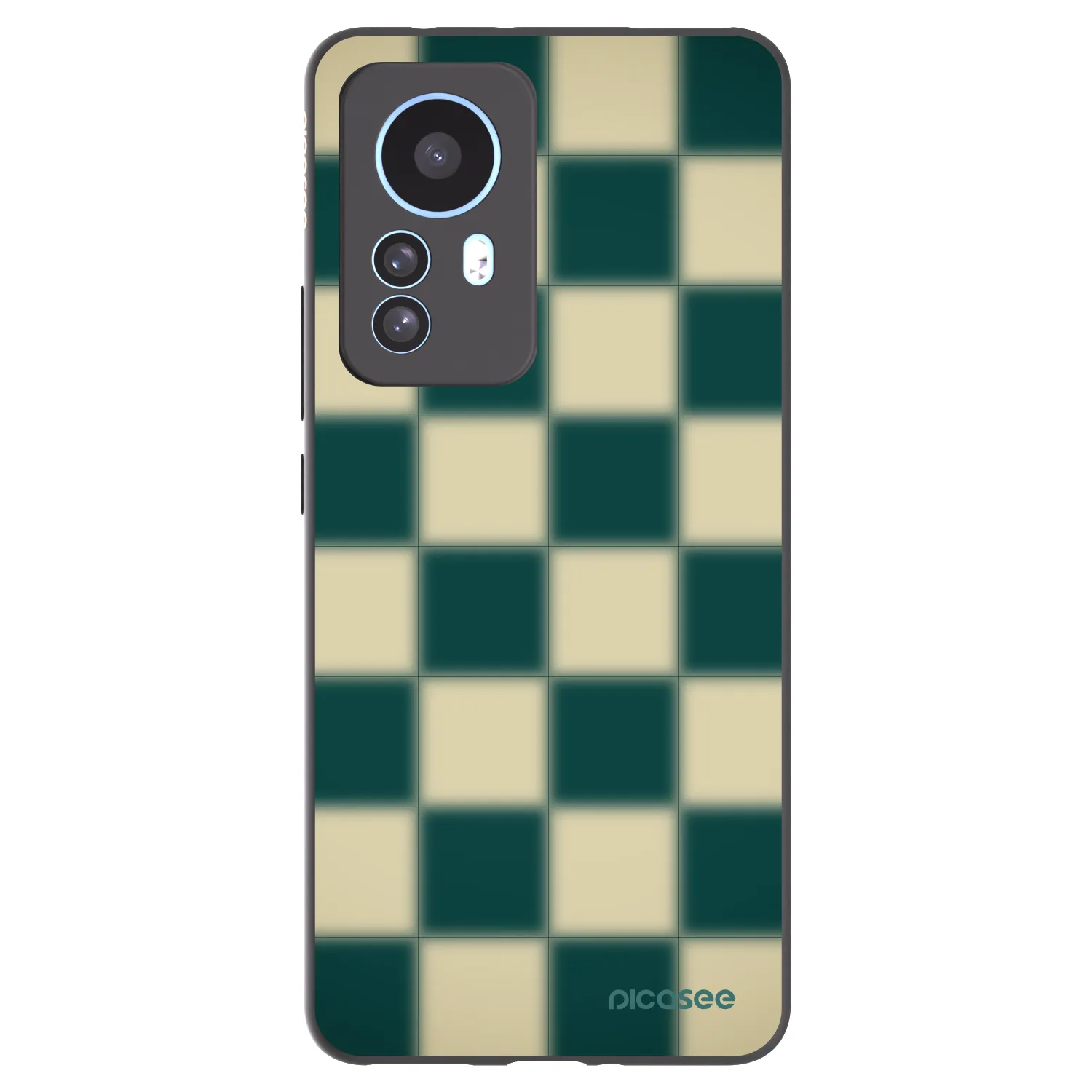 Picasee silikonski črni ovitek za Xiaomi 12T Pro - Shadow Chess
