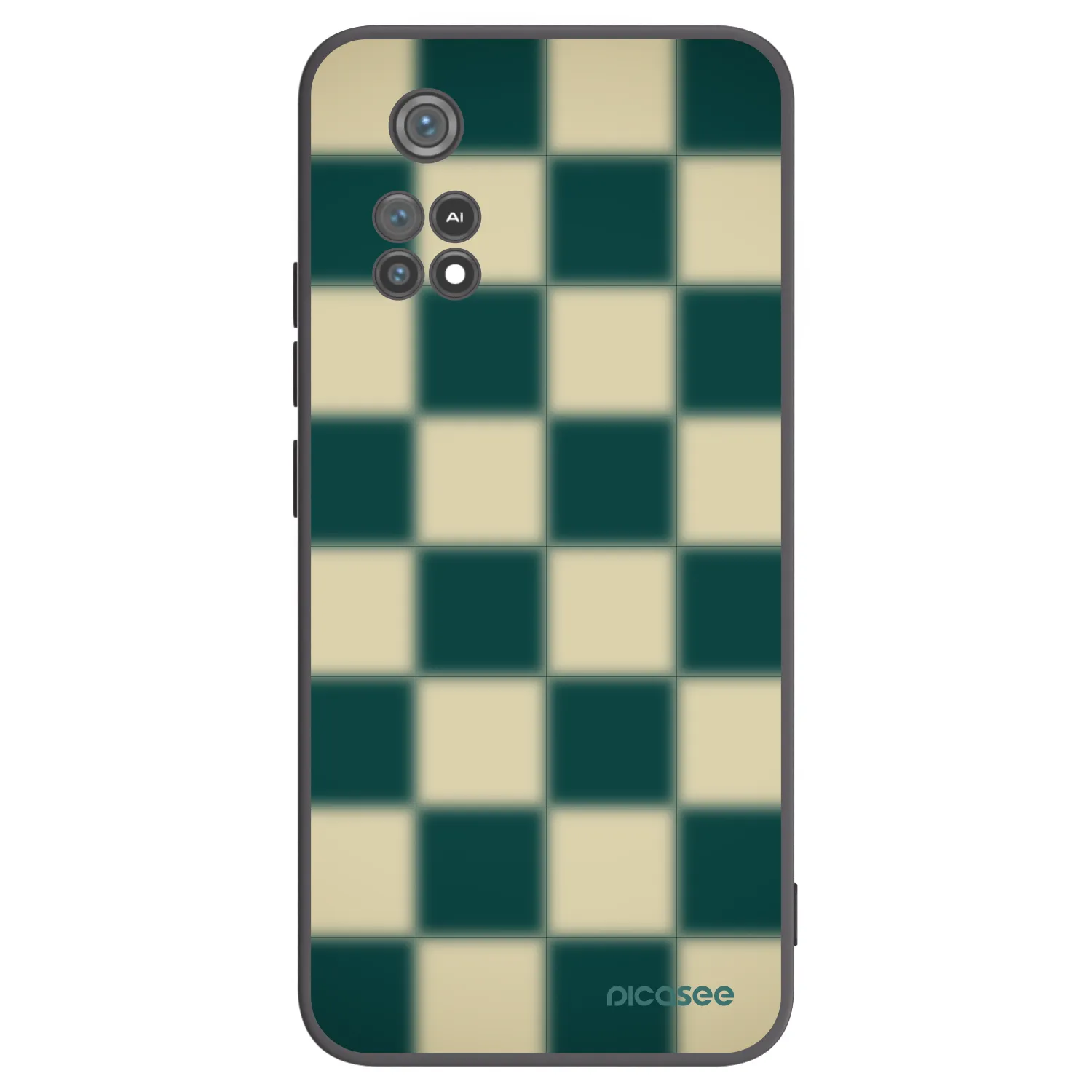Picasee silikonski črni ovitek za Xiaomi Poco M4 Pro - Shadow Chess
