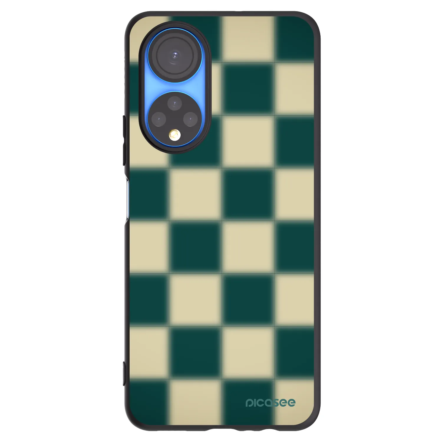 Picasee silikonski črni ovitek za Honor X7 - Shadow Chess