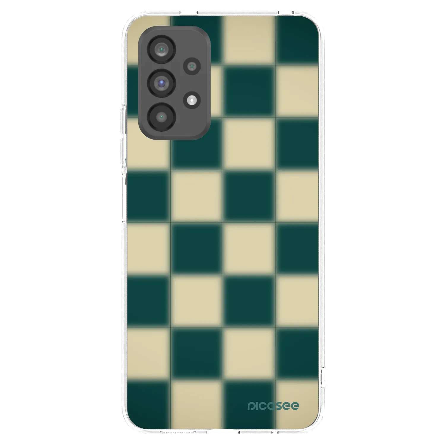 Picasee silikonski prozorni ovitek za Samsung Galaxy A73 5G - Shadow Chess