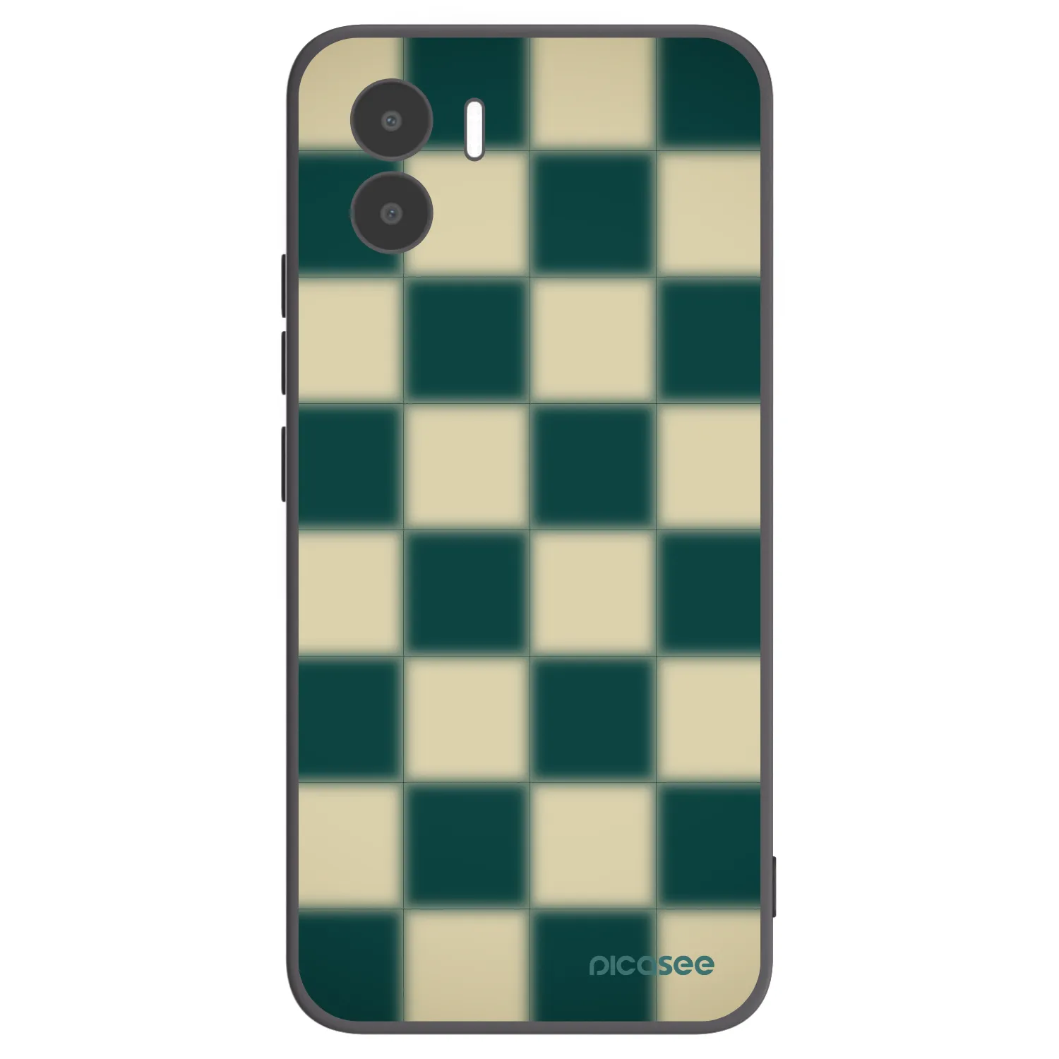 Picasee silikonski črni ovitek za Xiaomi Redmi A1 - Shadow Chess
