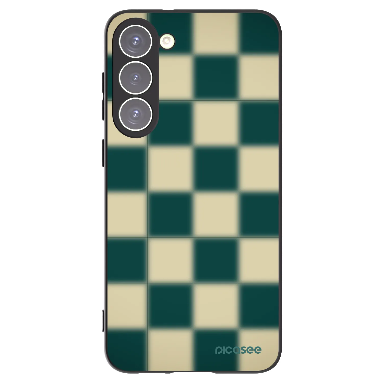 Picasee silikonski črni ovitek za Samsung Galaxy S23+ 5G - Shadow Chess