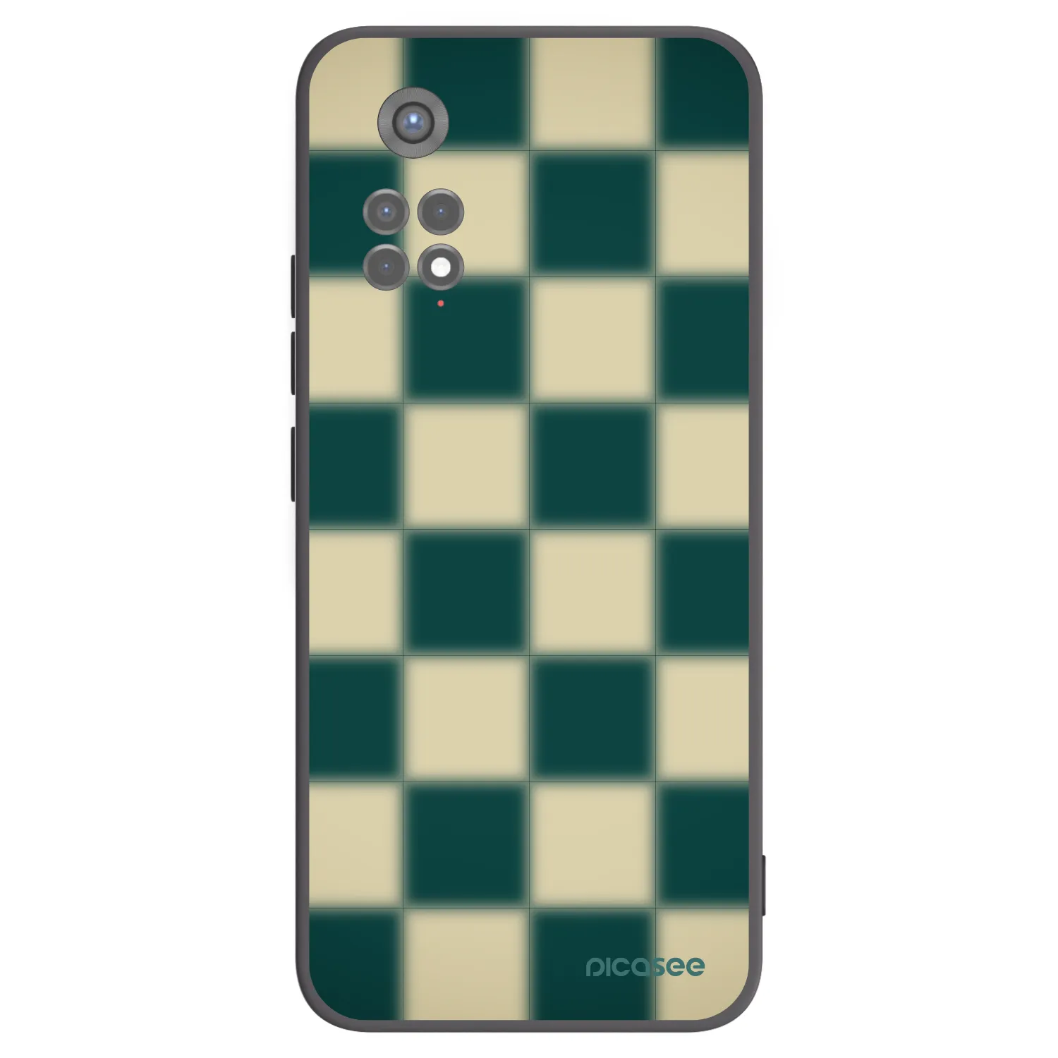 Picasee silikonski črni ovitek za Xiaomi Redmi Note 11S 5G - Shadow Chess