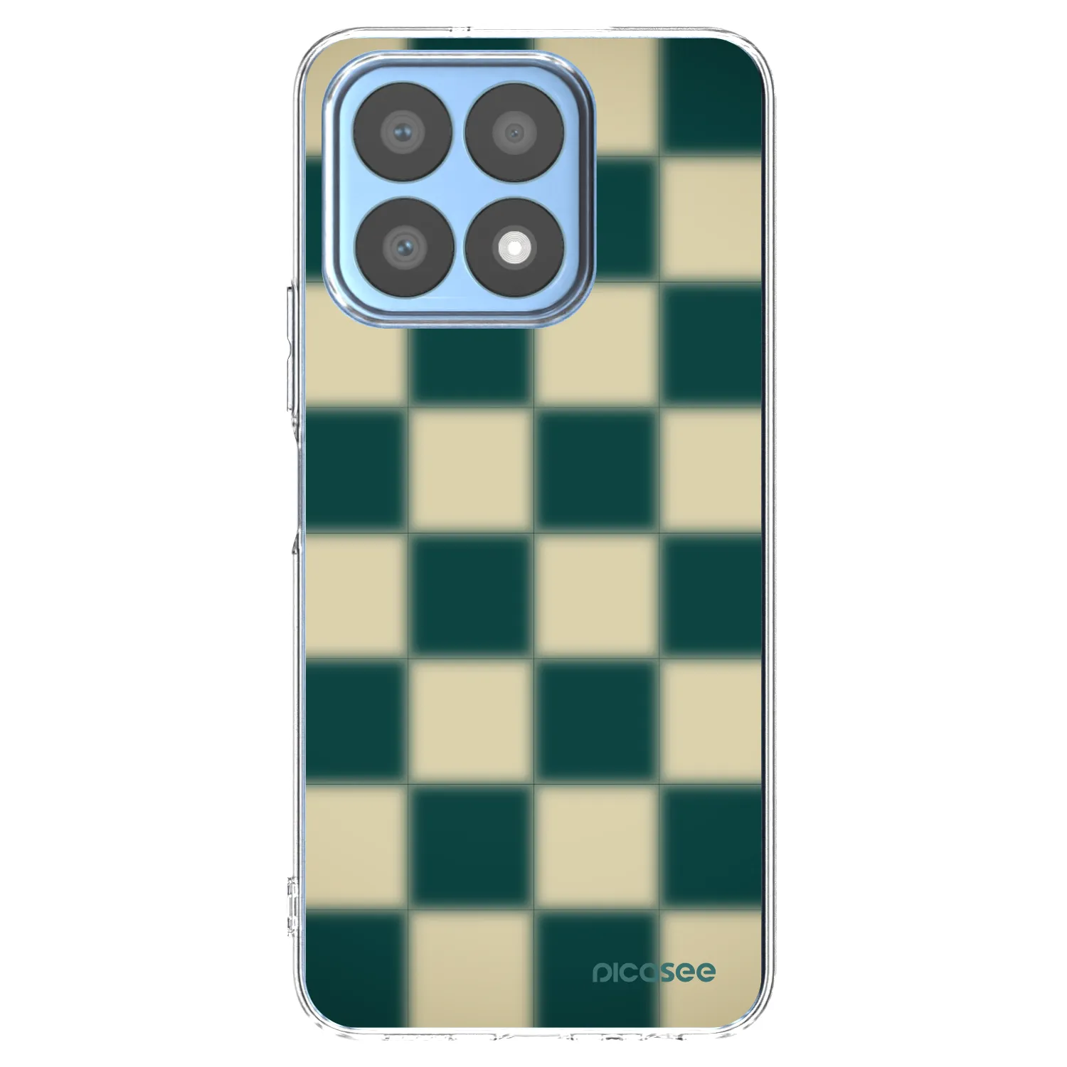 Picasee silikonski prozorni ovitek za Honor X8a - Shadow Chess