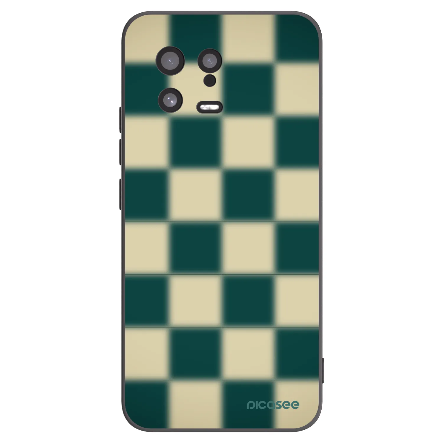 Picasee silikonski črni ovitek za Xiaomi 13 - Shadow Chess