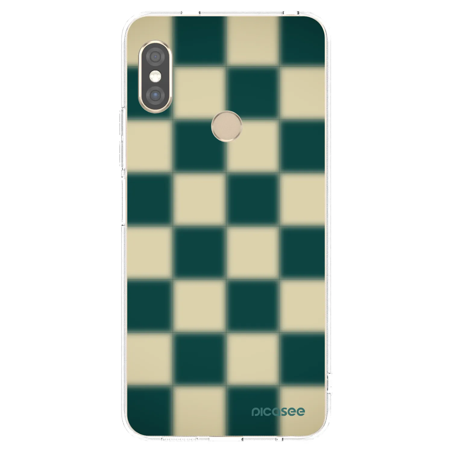 Picasee silikonski prozorni ovitek za Xiaomi Redmi Note 5 Global - Shadow Chess