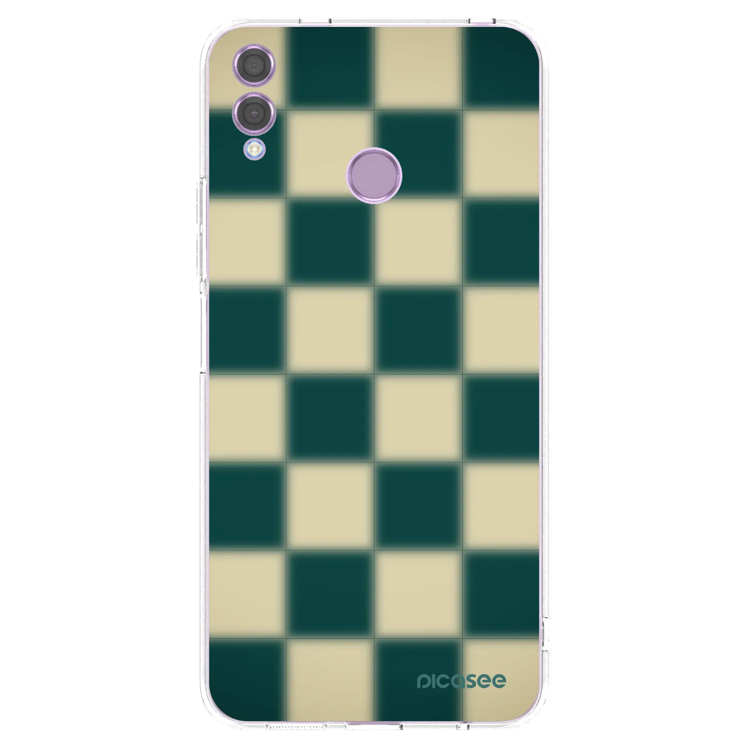 Picasee silikonski prozorni ovitek za Honor 8X - Shadow Chess