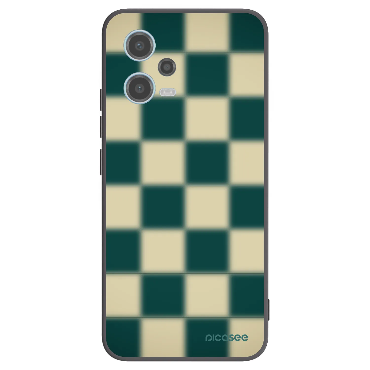Picasee silikonski črni ovitek za Xiaomi Redmi Note 12 5G - Shadow Chess