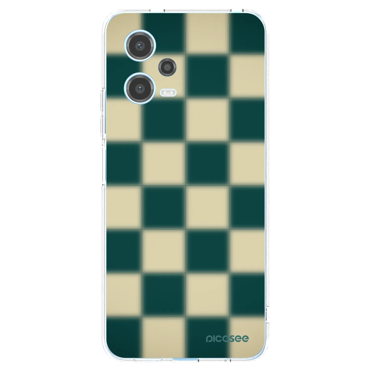 Picasee silikonski prozorni ovitek za Xiaomi Redmi Note 12 5G - Shadow Chess