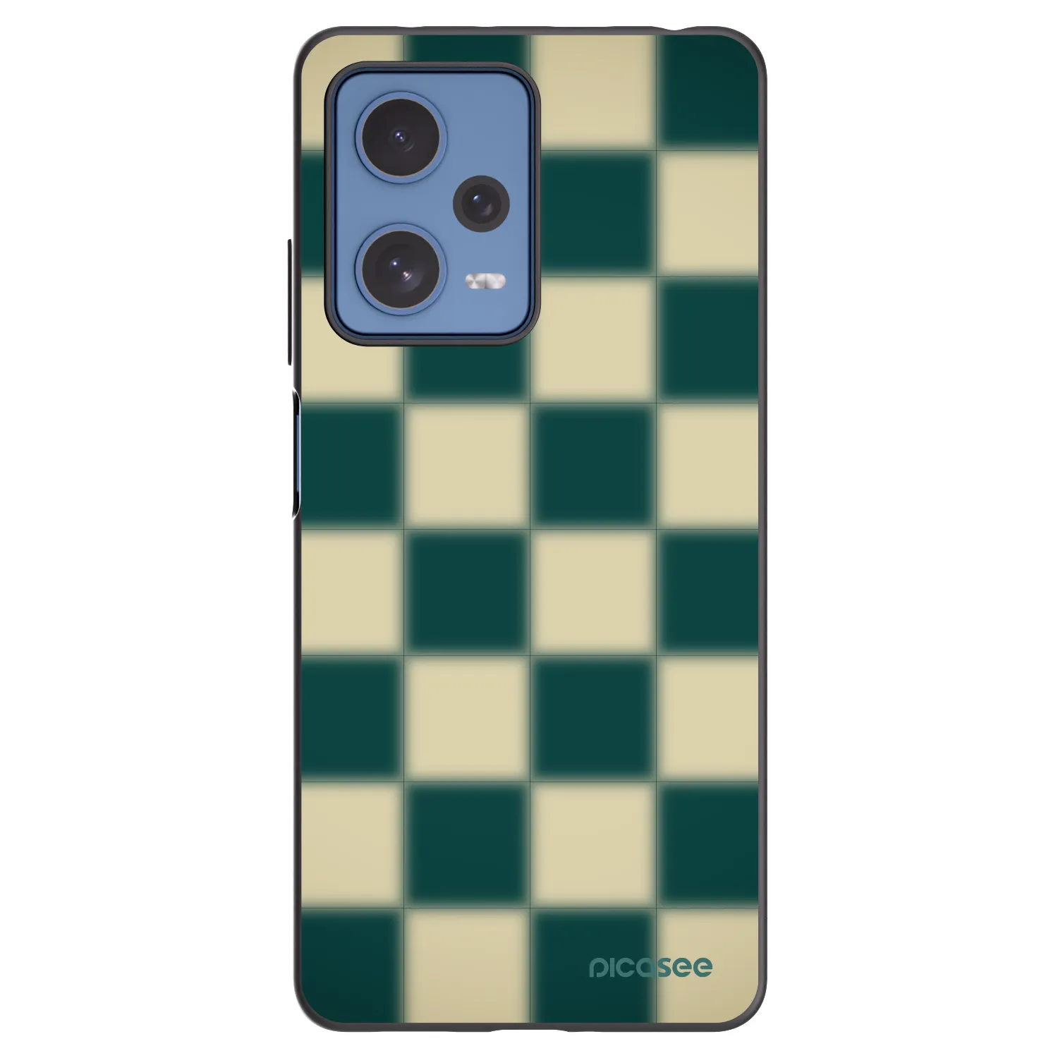 Picasee silikonski črni ovitek za Xiaomi Redmi Note 12 Pro 5G - Shadow Chess