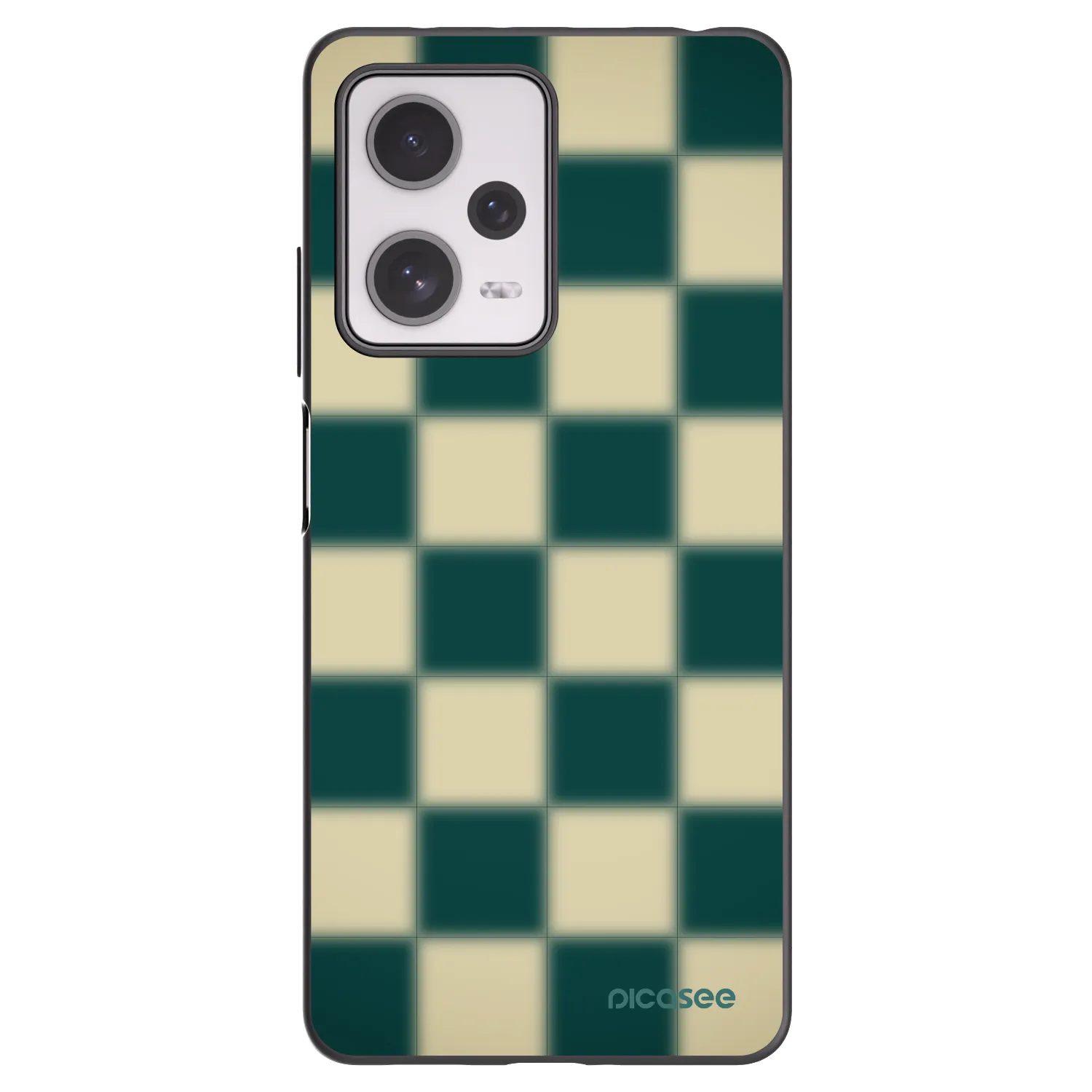 Picasee silikonski črni ovitek za Xiaomi Redmi Note 12 Pro+ 5G - Shadow Chess