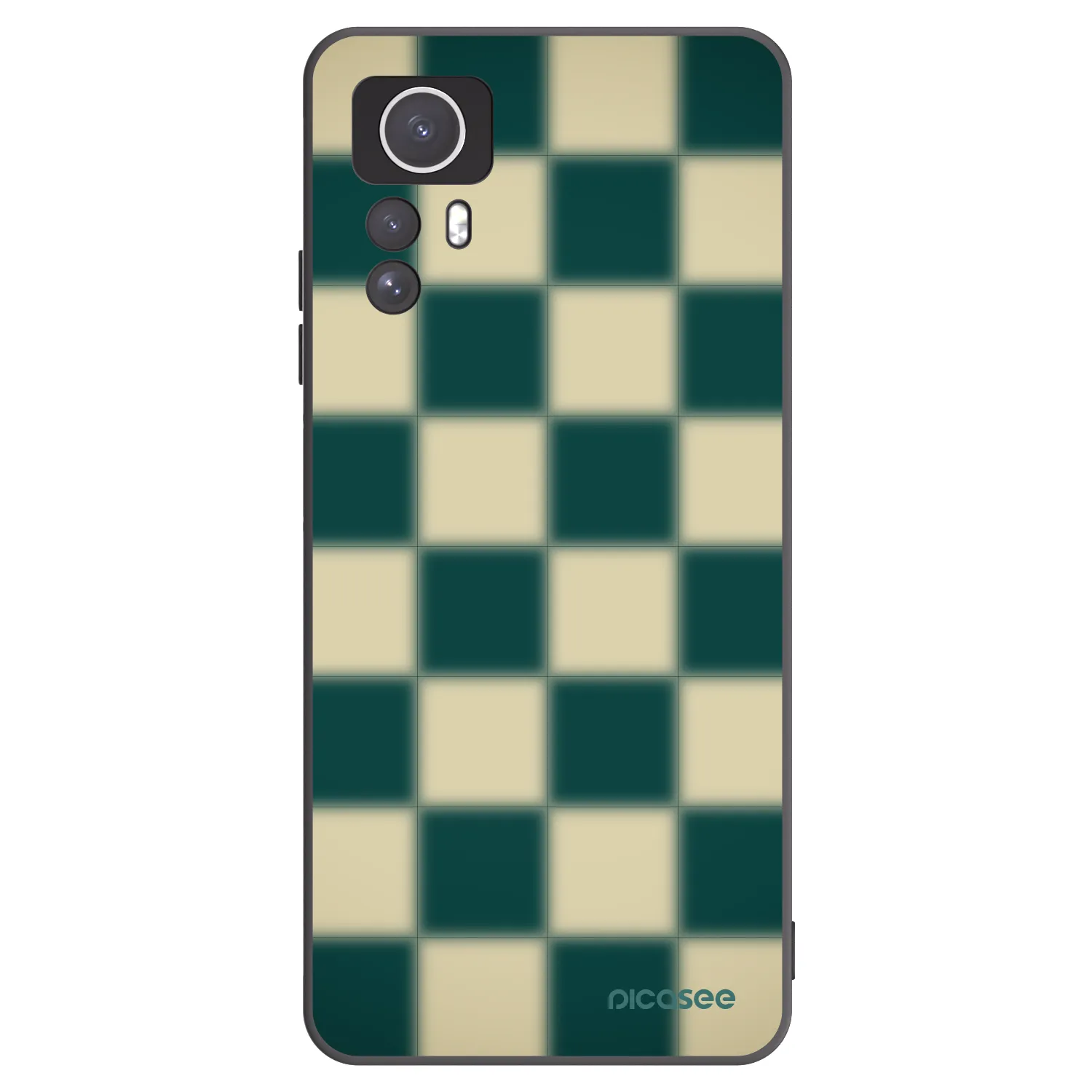 Picasee silikonski črni ovitek za Xiaomi Redmi Note 12S - Shadow Chess