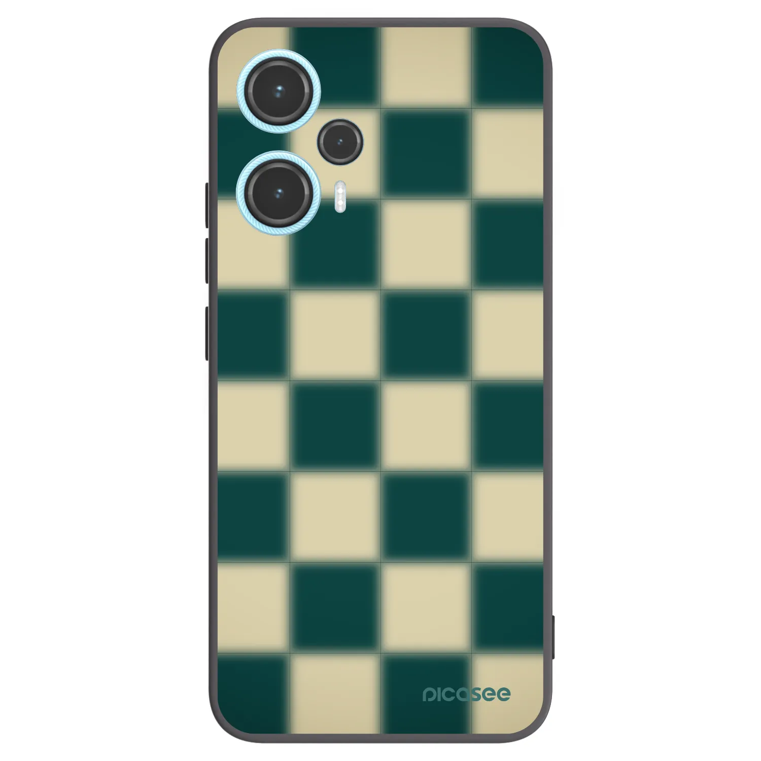 Picasee silikonski črni ovitek za Xiaomi Poco F5 - Shadow Chess