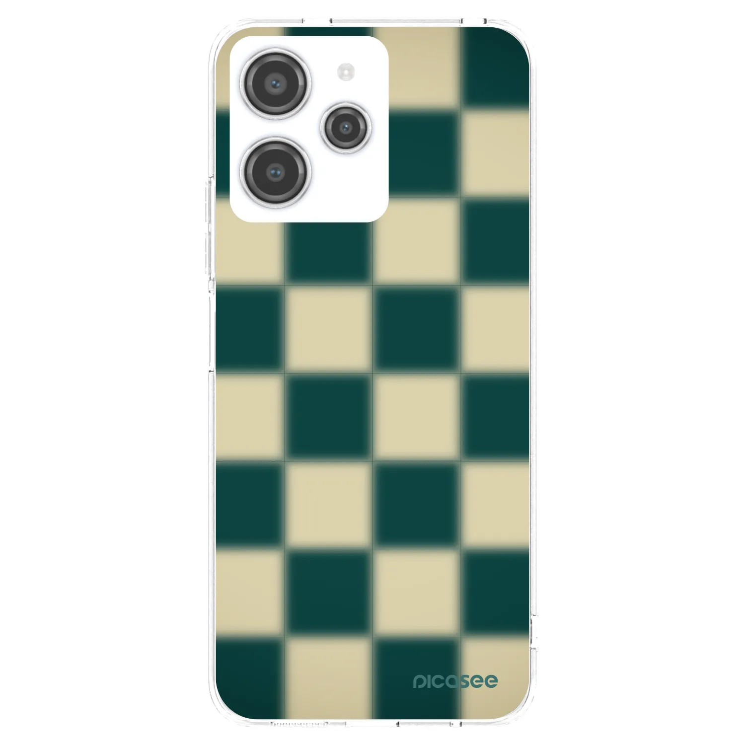 Picasee silikonski prozorni ovitek za Xiaomi Redmi 12 4G - Shadow Chess