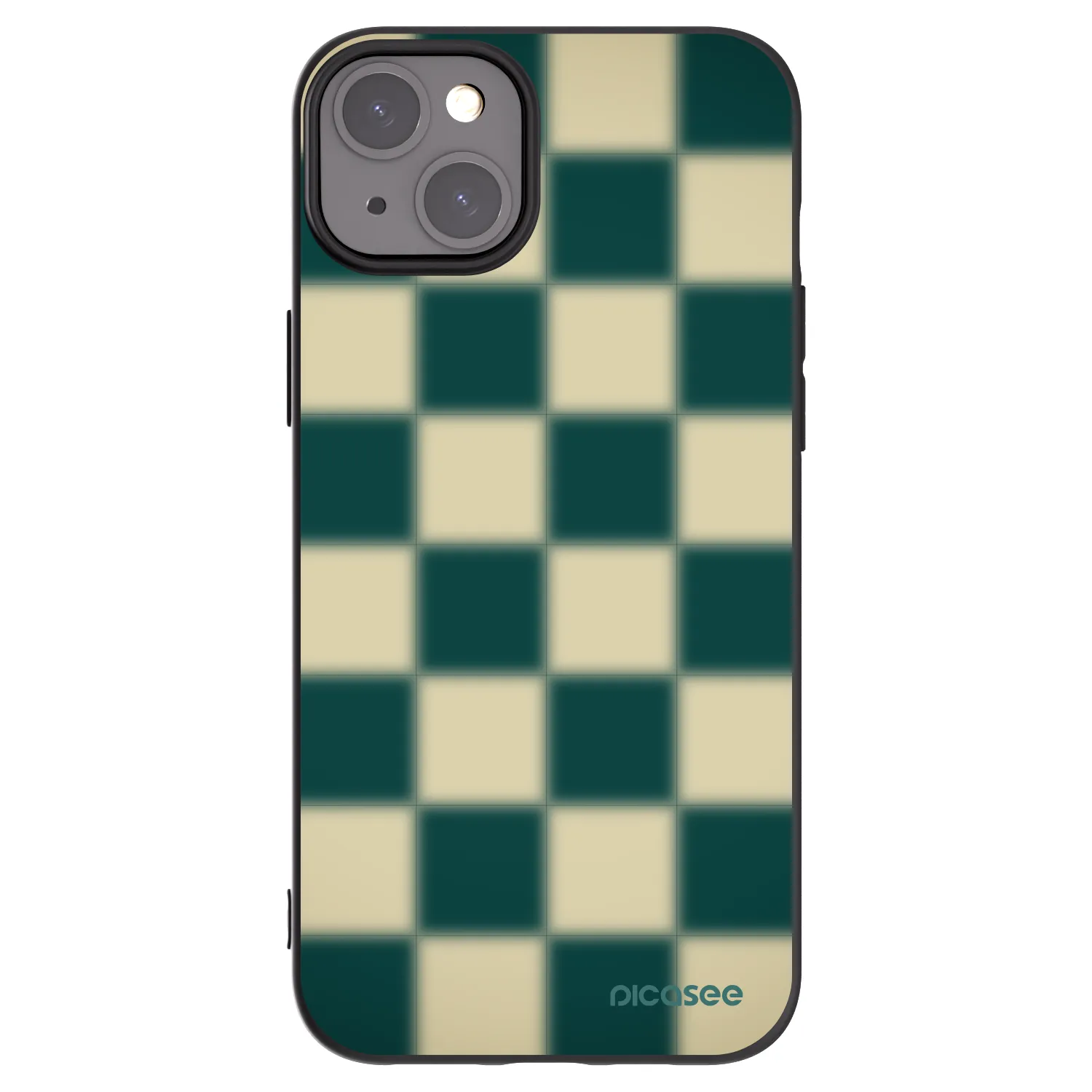 Picasee silikonski črni ovitek za Apple iPhone 15 Plus - Shadow Chess