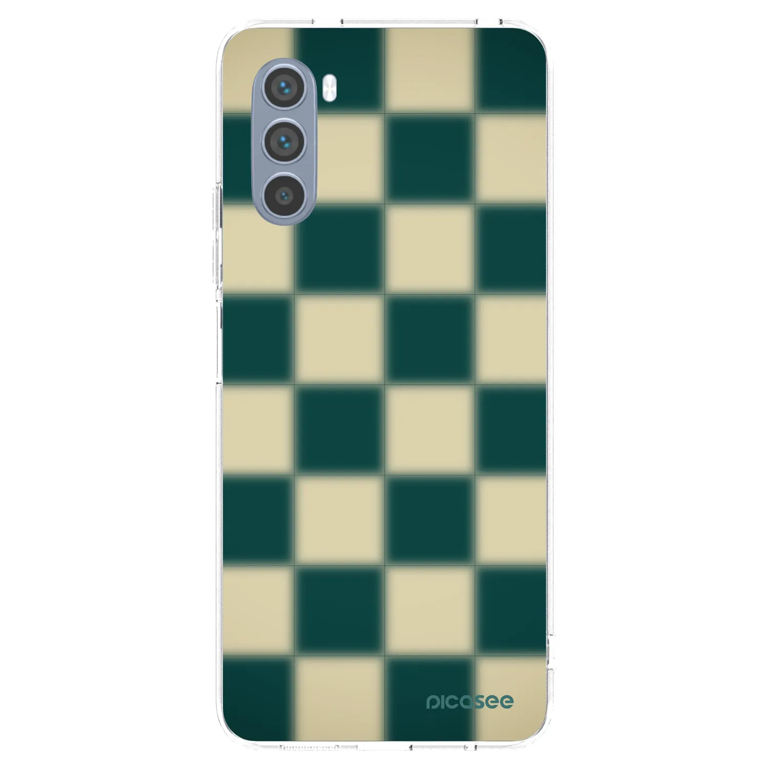 Picasee silikonski prozorni ovitek za Motorola Moto G62 - Shadow Chess