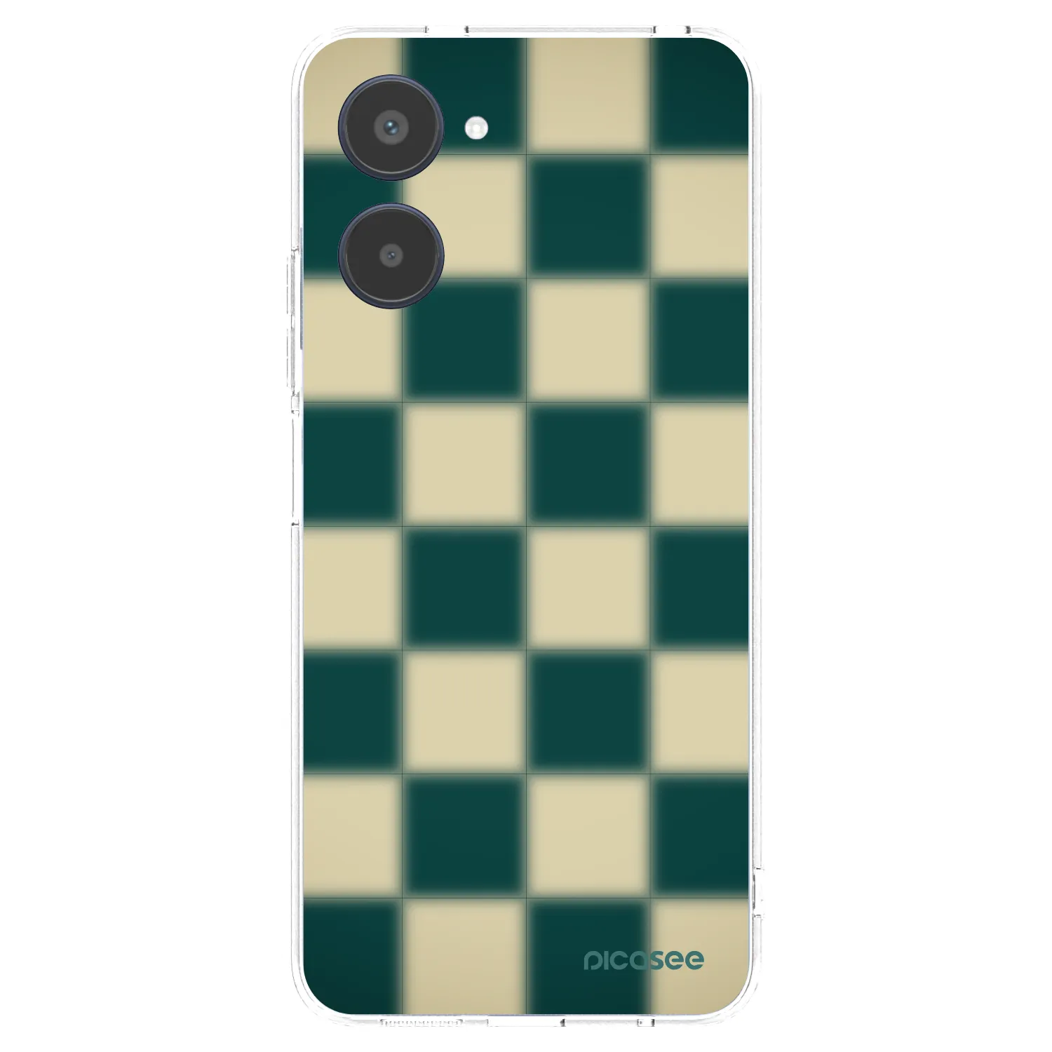 Picasee silikonski prozorni ovitek za Realme 10 4G - Shadow Chess