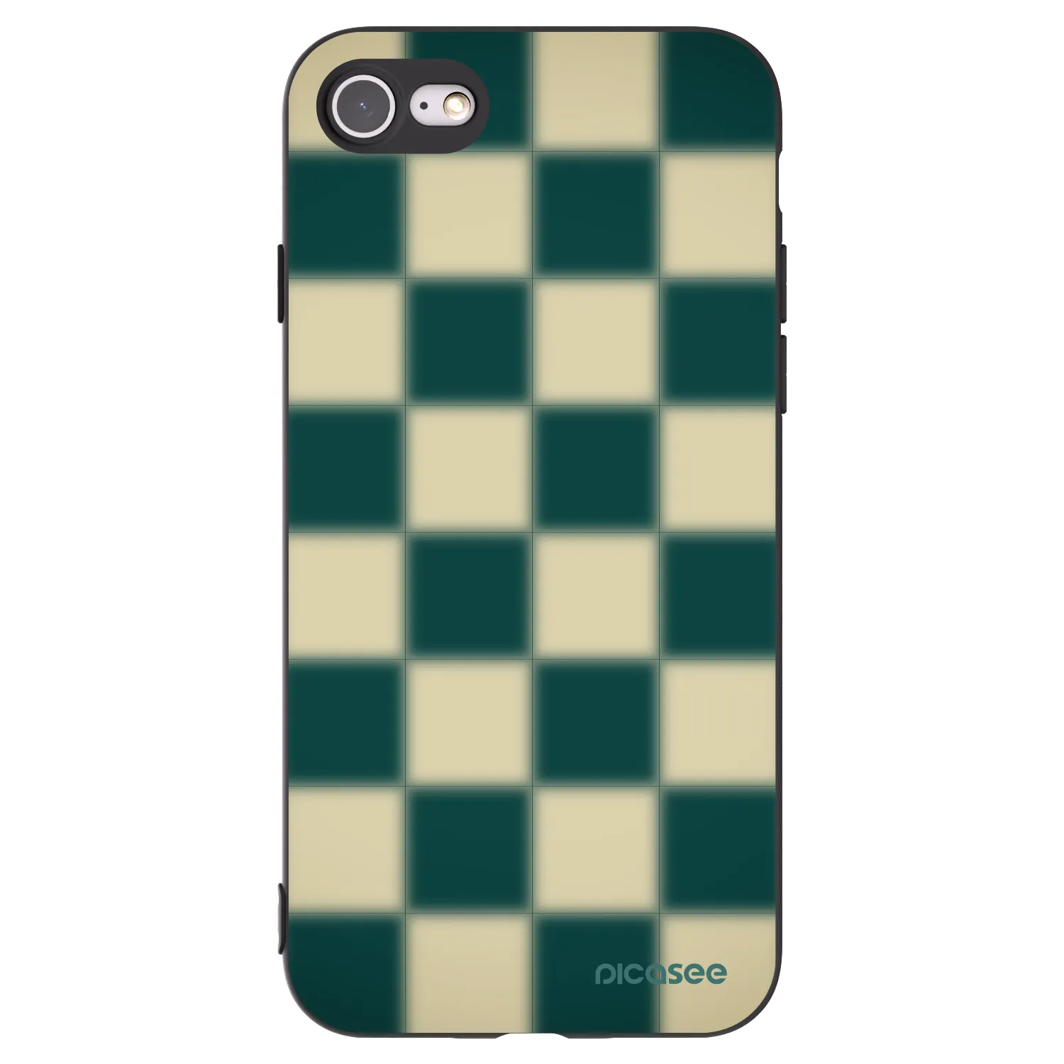 Picasee silikonski črni ovitek za Apple iPhone 7 - Shadow Chess