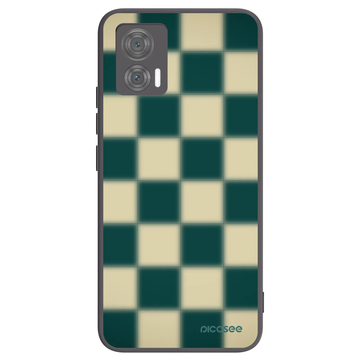 Picasee silikonski črni ovitek za Motorola Edge 30 Neo - Shadow Chess