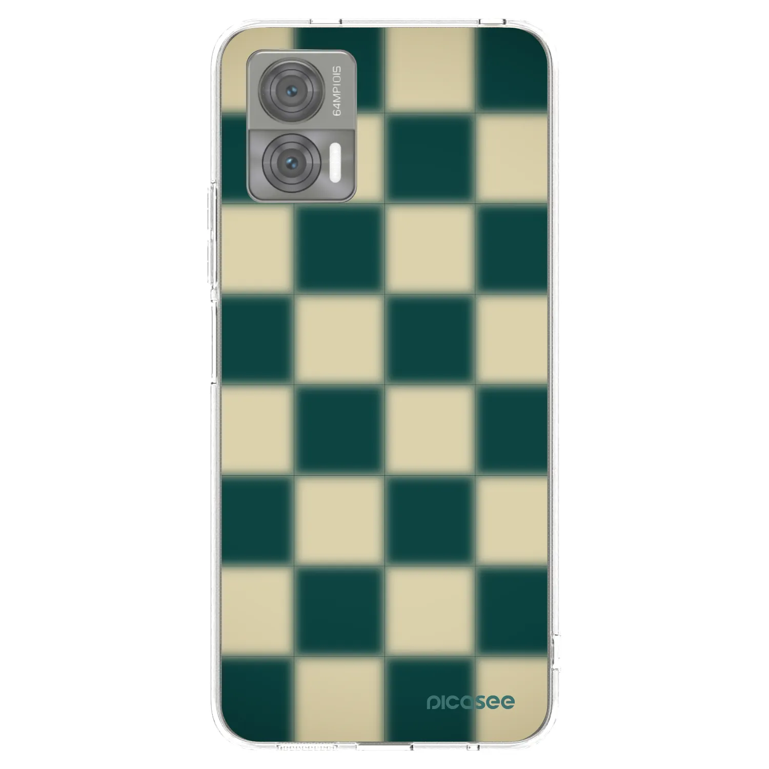 Picasee silikonski prozorni ovitek za Motorola Edge 30 Neo - Shadow Chess