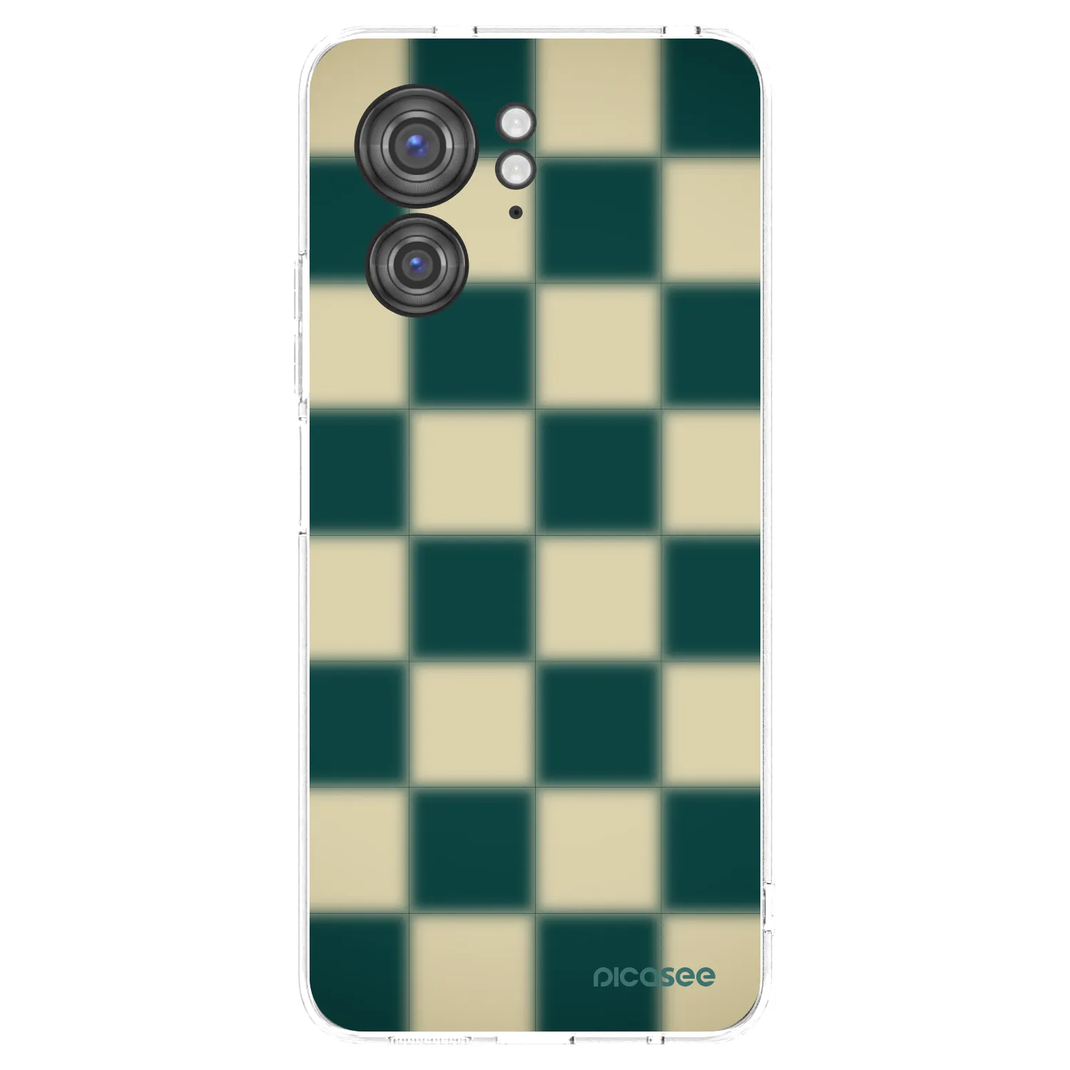 Picasee silikonski prozorni ovitek za Motorola Edge 40 - Shadow Chess