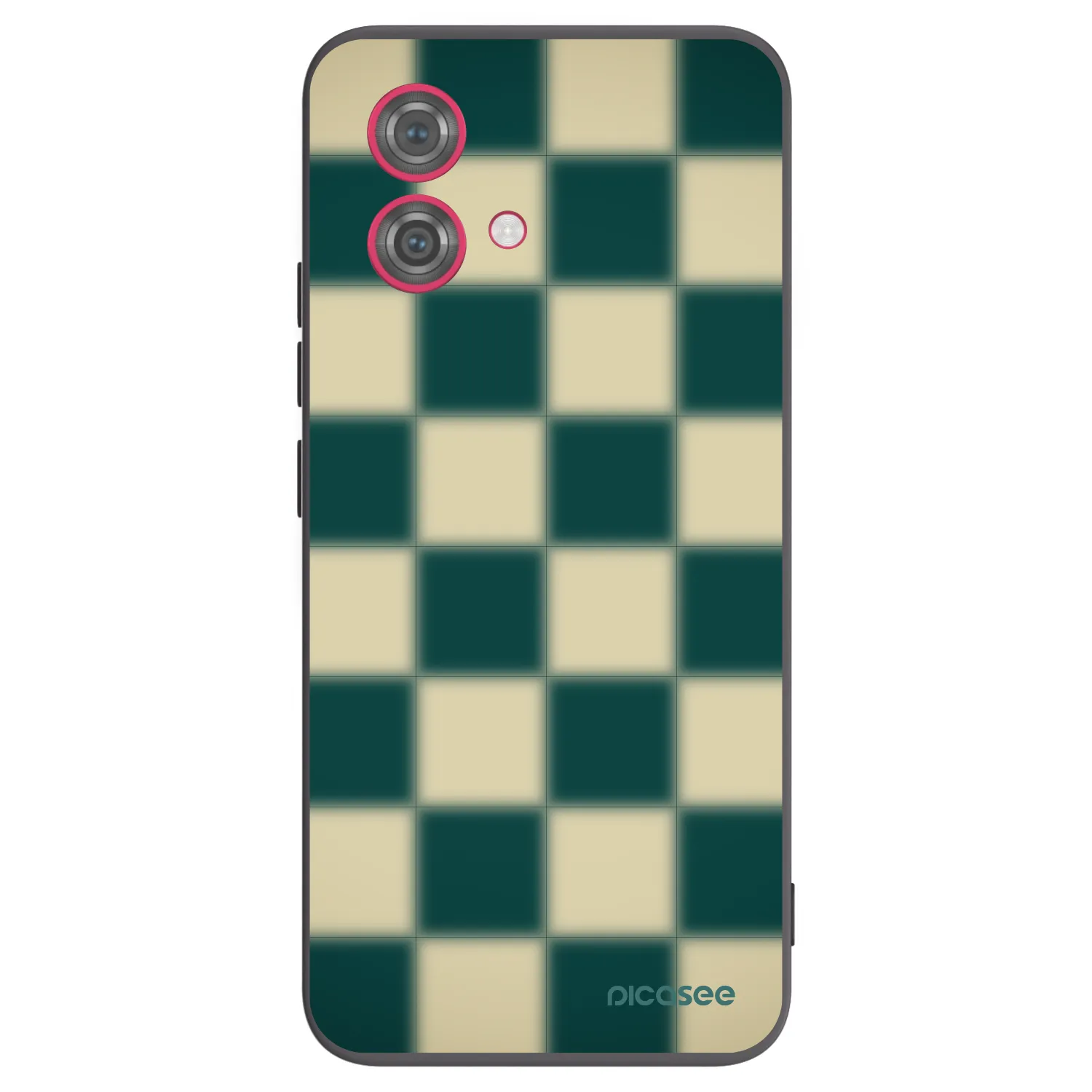 Picasee silikonski črni ovitek za Motorola Moto G84 5G - Shadow Chess