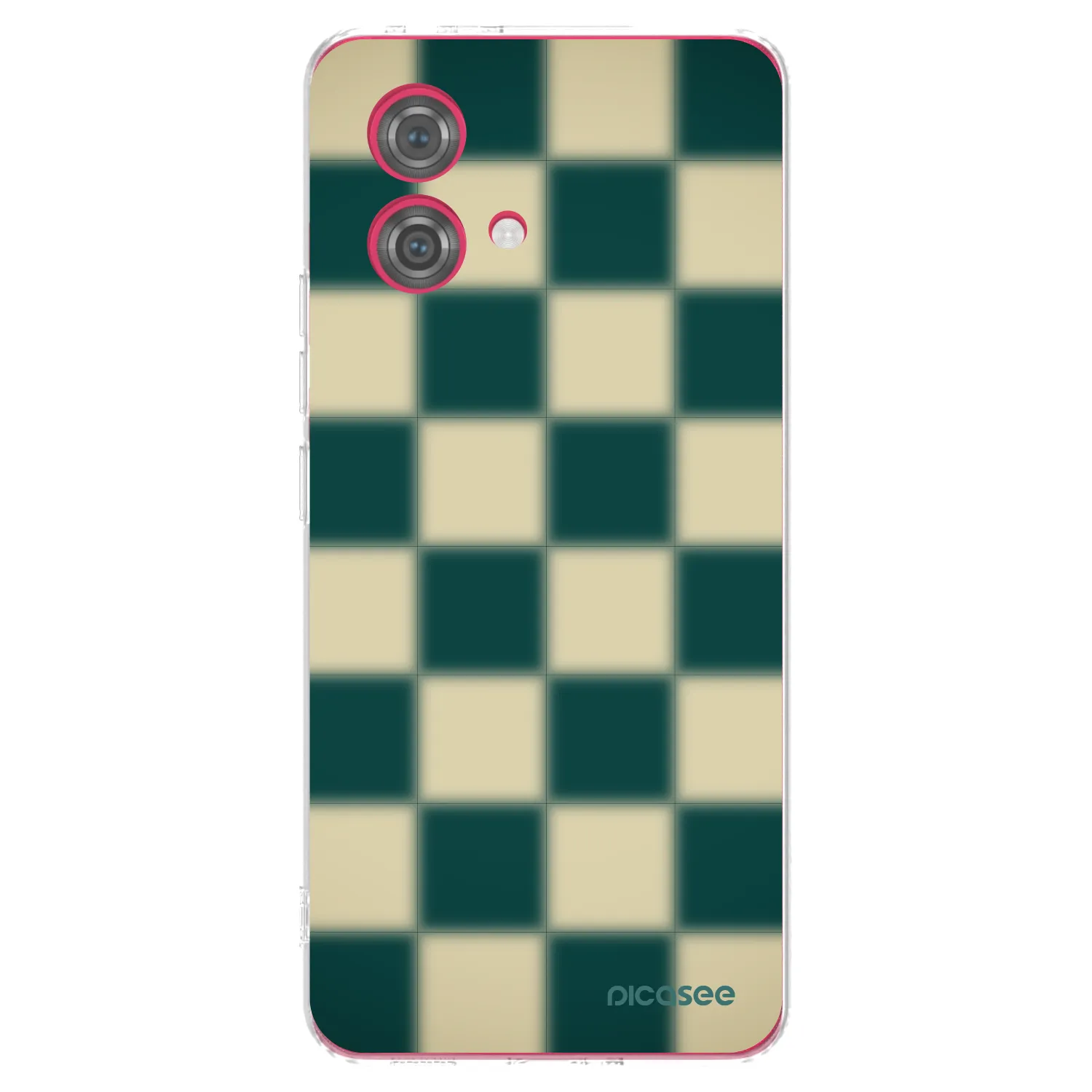 Picasee silikonski prozorni ovitek za Motorola Moto G84 5G - Shadow Chess