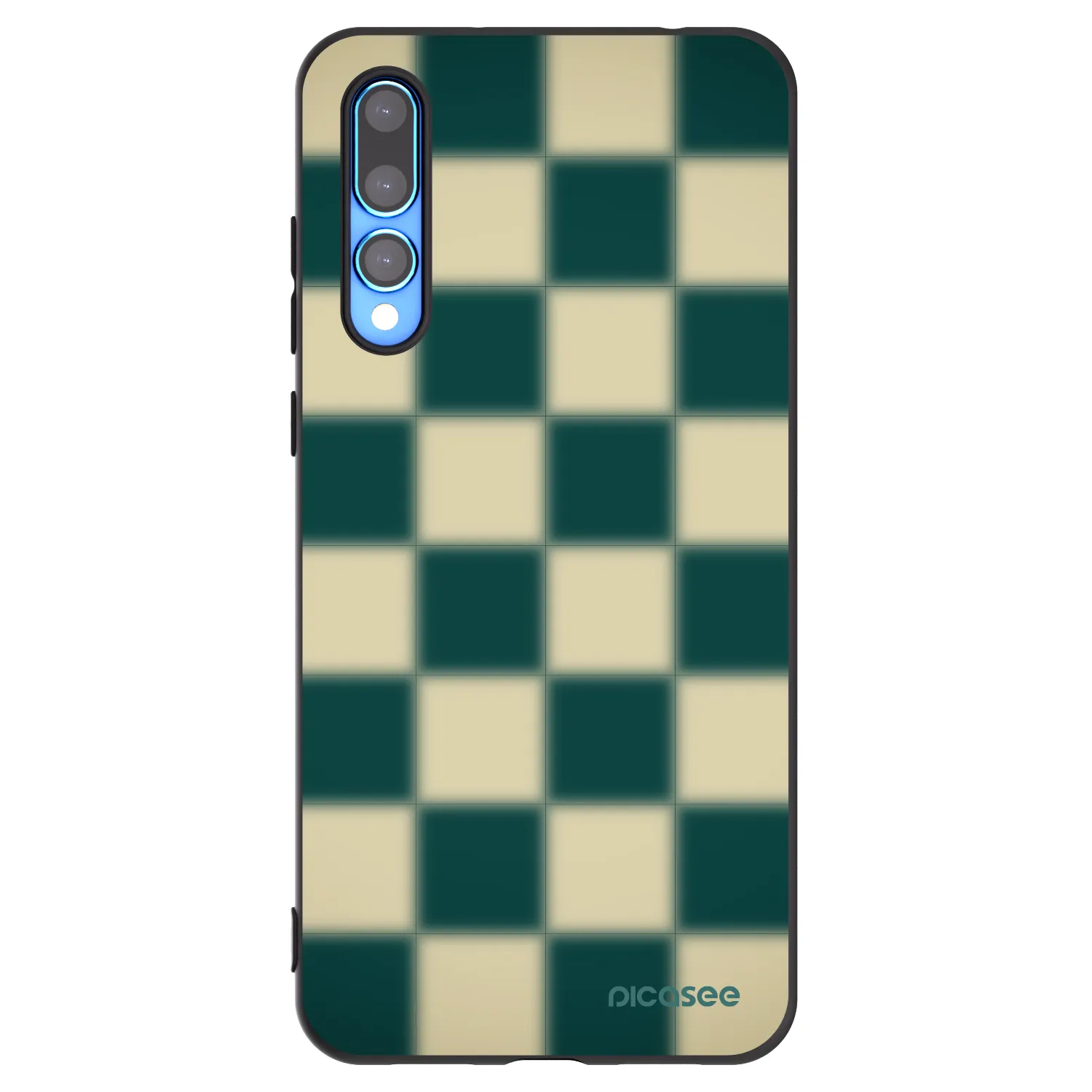 Picasee silikonski črni ovitek za Huawei P20 Pro - Shadow Chess