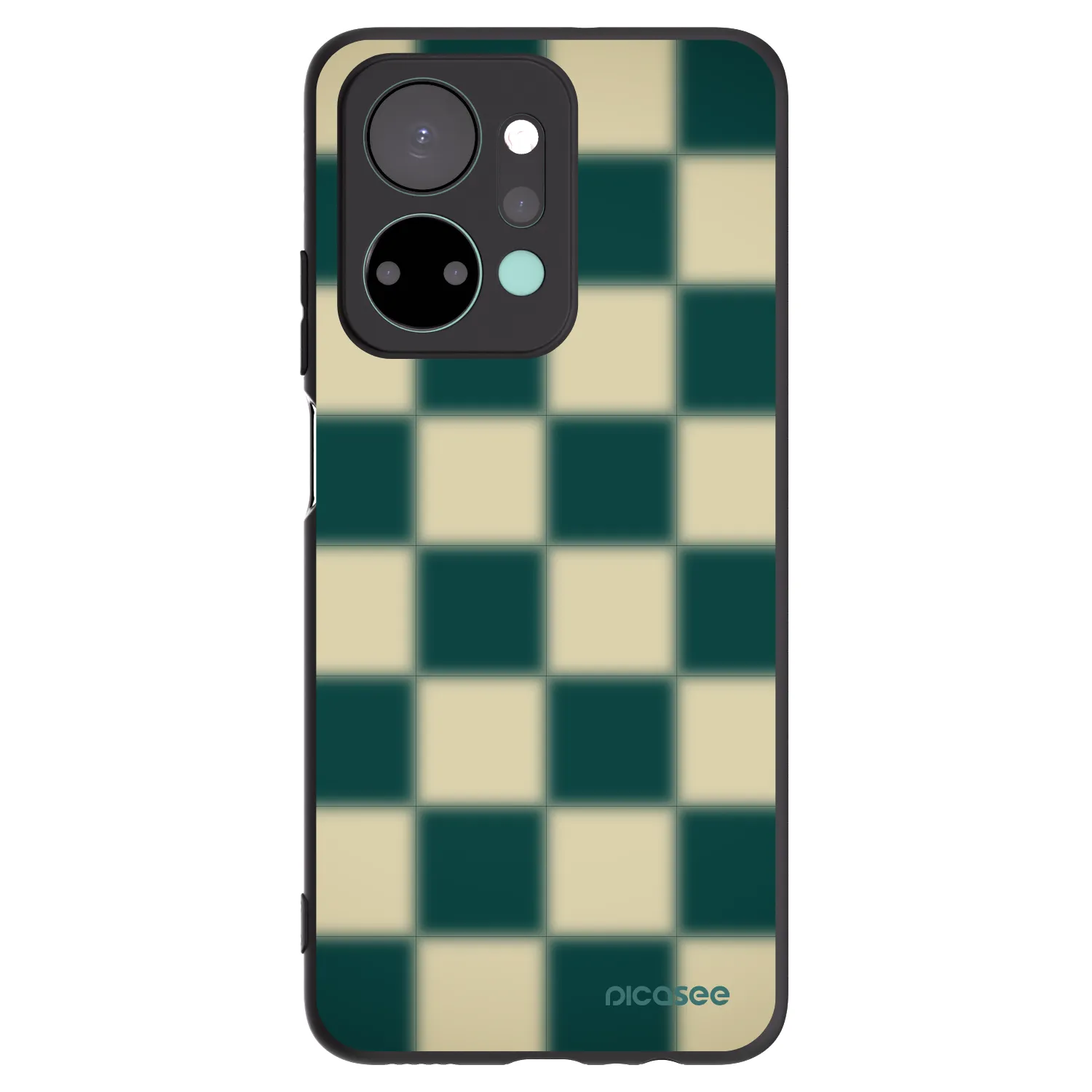 Picasee silikonski črni ovitek za Honor X7a - Shadow Chess