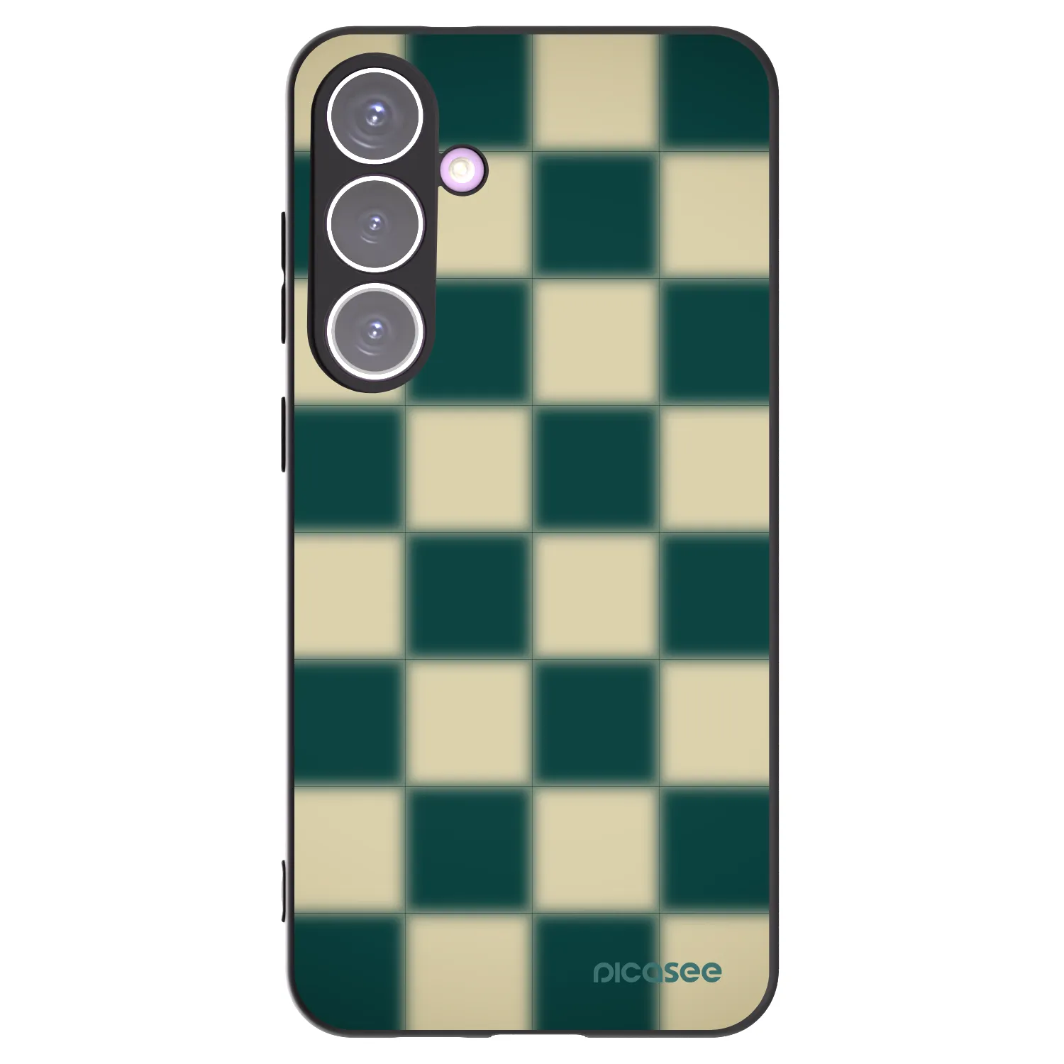 Picasee silikonski črni ovitek za Samsung Galaxy S24+ S926B 5G - Shadow Chess