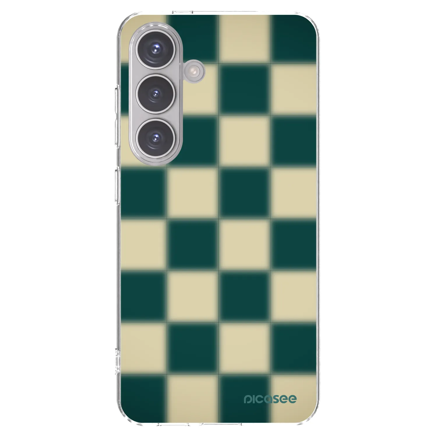 Picasee silikonski prozorni ovitek za Samsung Galaxy S24 S921B 5G - Shadow Chess