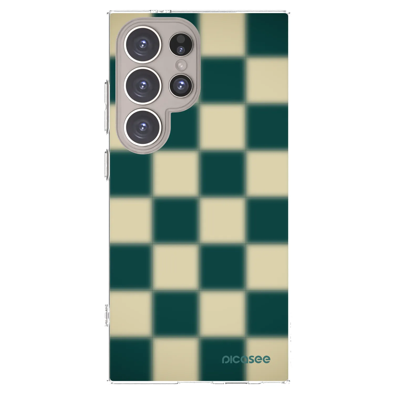 Picasee silikonski prozorni ovitek za Samsung Galaxy S24 Ultra S928B 5G - Shadow Chess