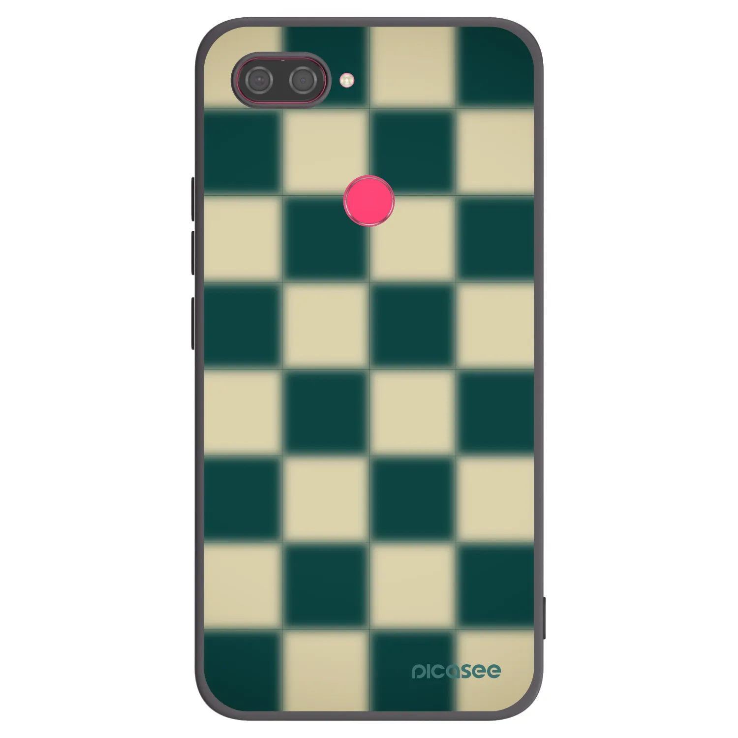 Picasee silikonski črni ovitek za Xiaomi Mi 8 Lite - Shadow Chess