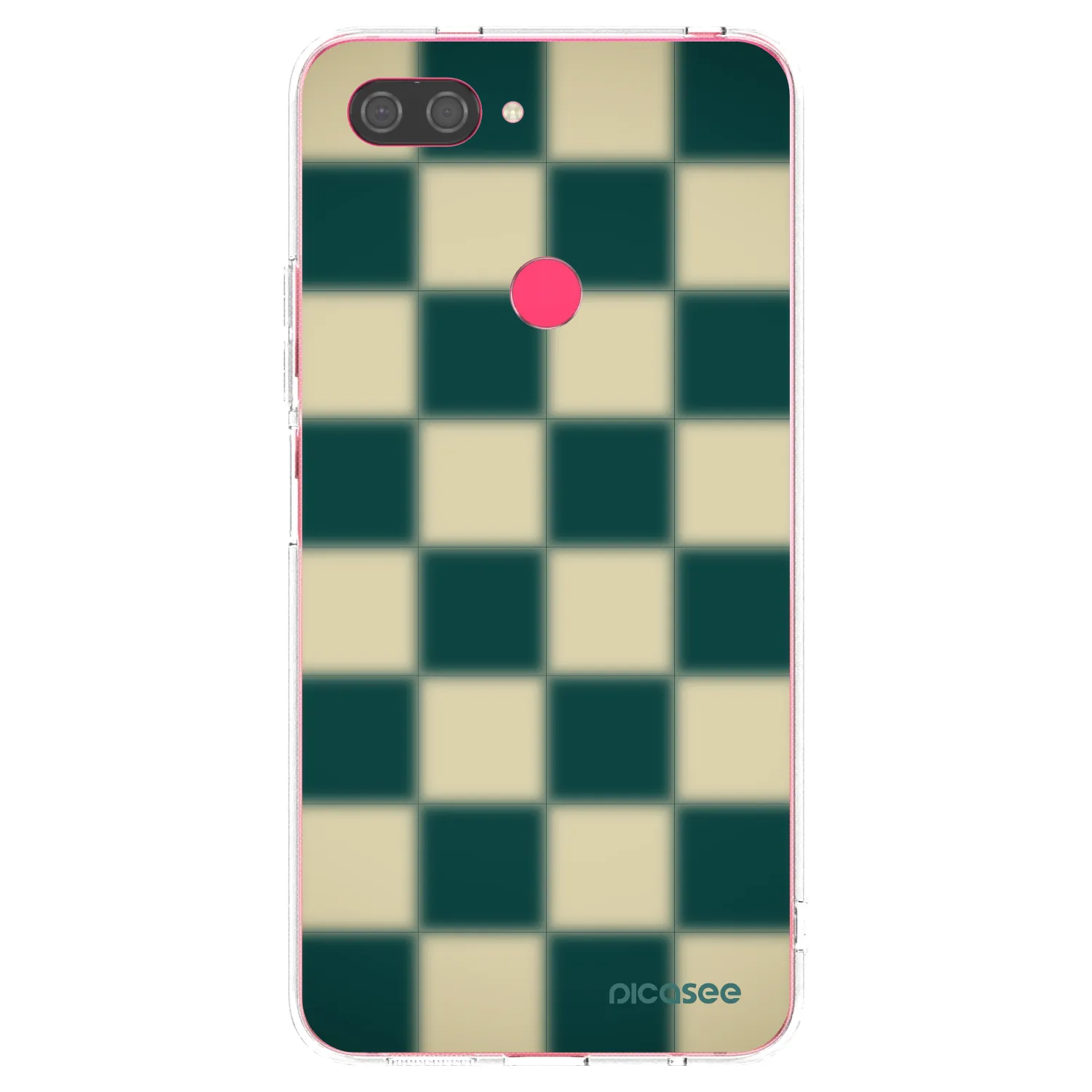 Picasee silikonski prozorni ovitek za Xiaomi Mi 8 Lite - Shadow Chess